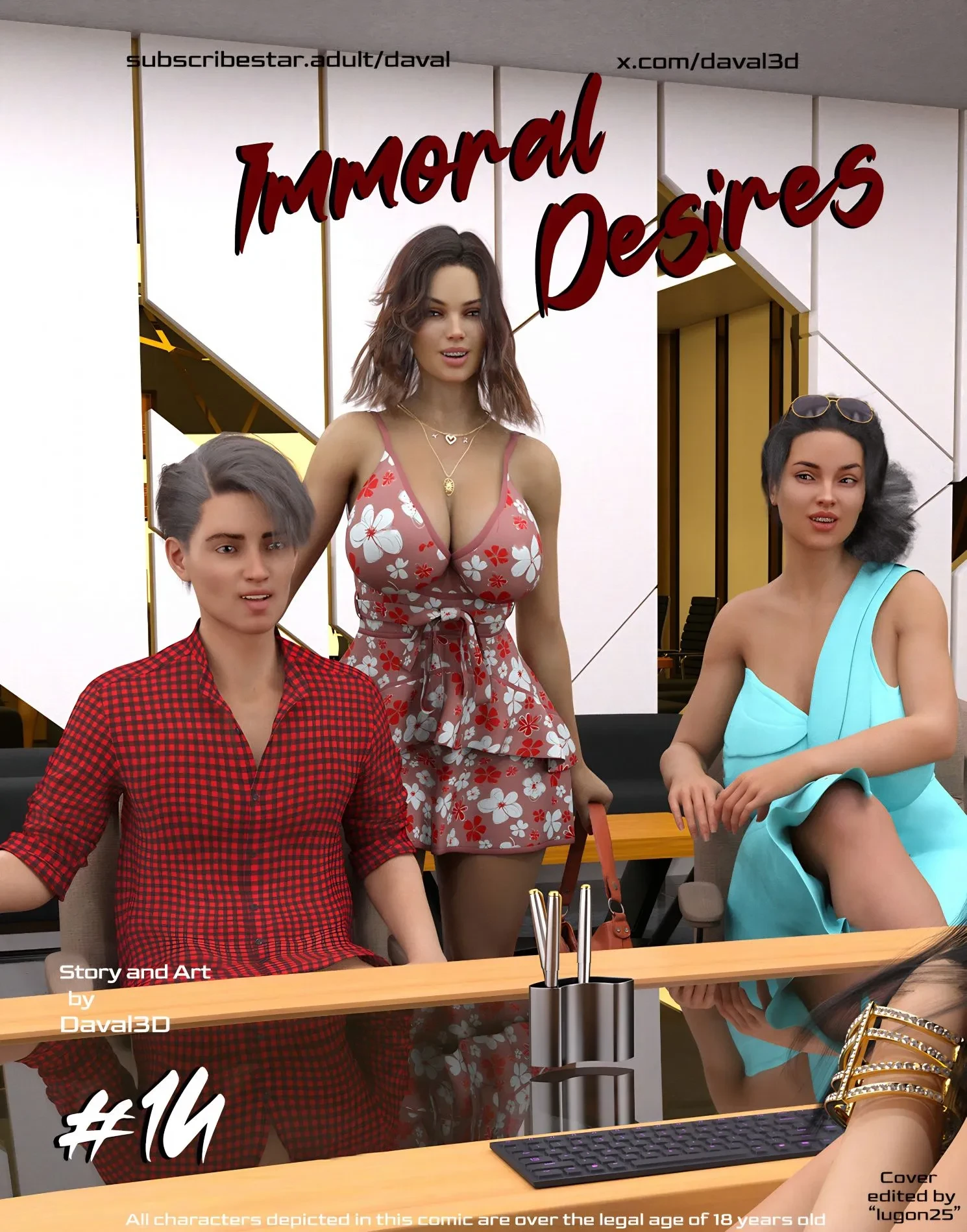 Immoral Desires 11-14 [Daval3D] - Immoral Desires 14 - Page 2