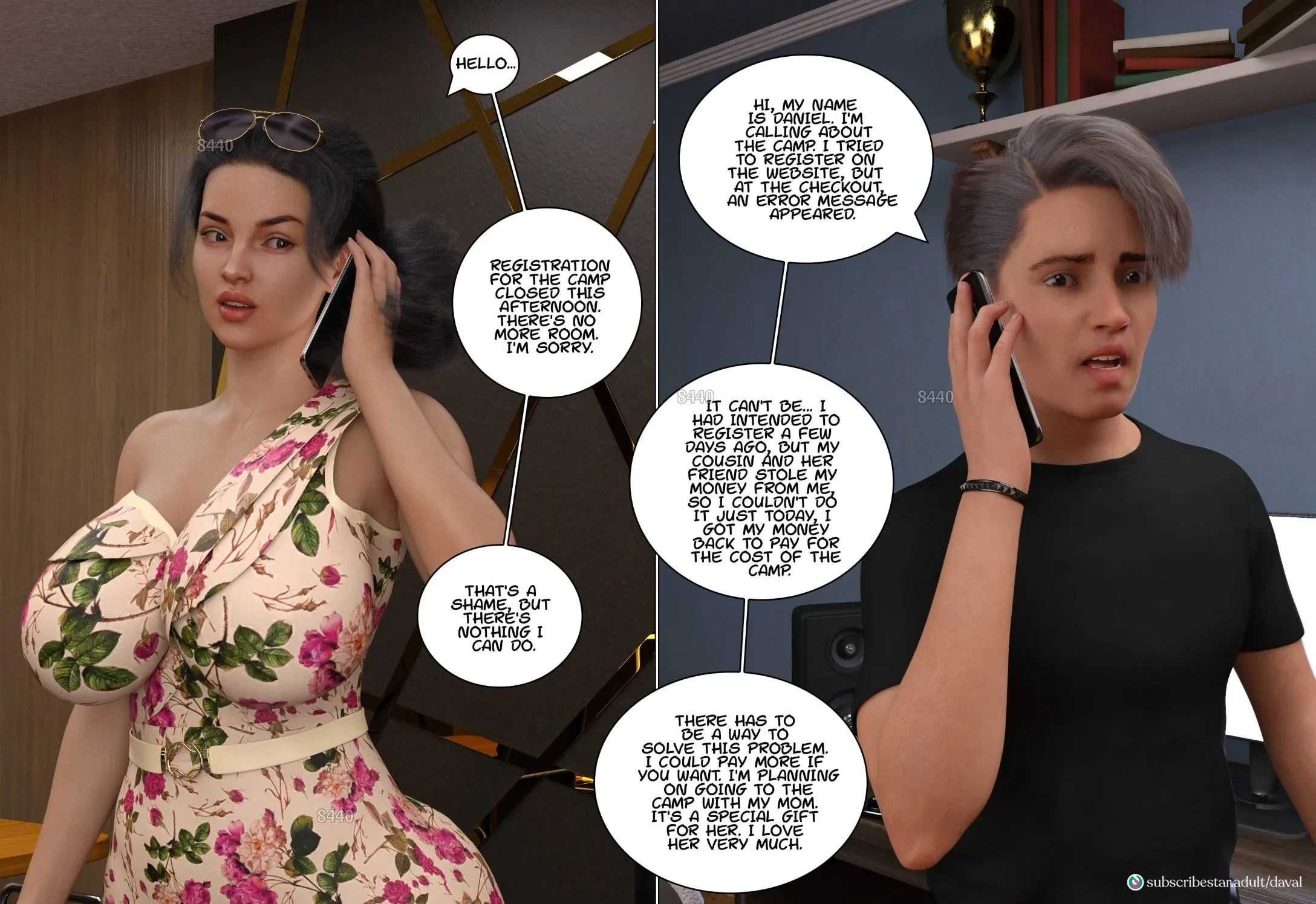 Immoral Desires 11-14 [Daval3D] - Immoral Desires 14 - Page 7