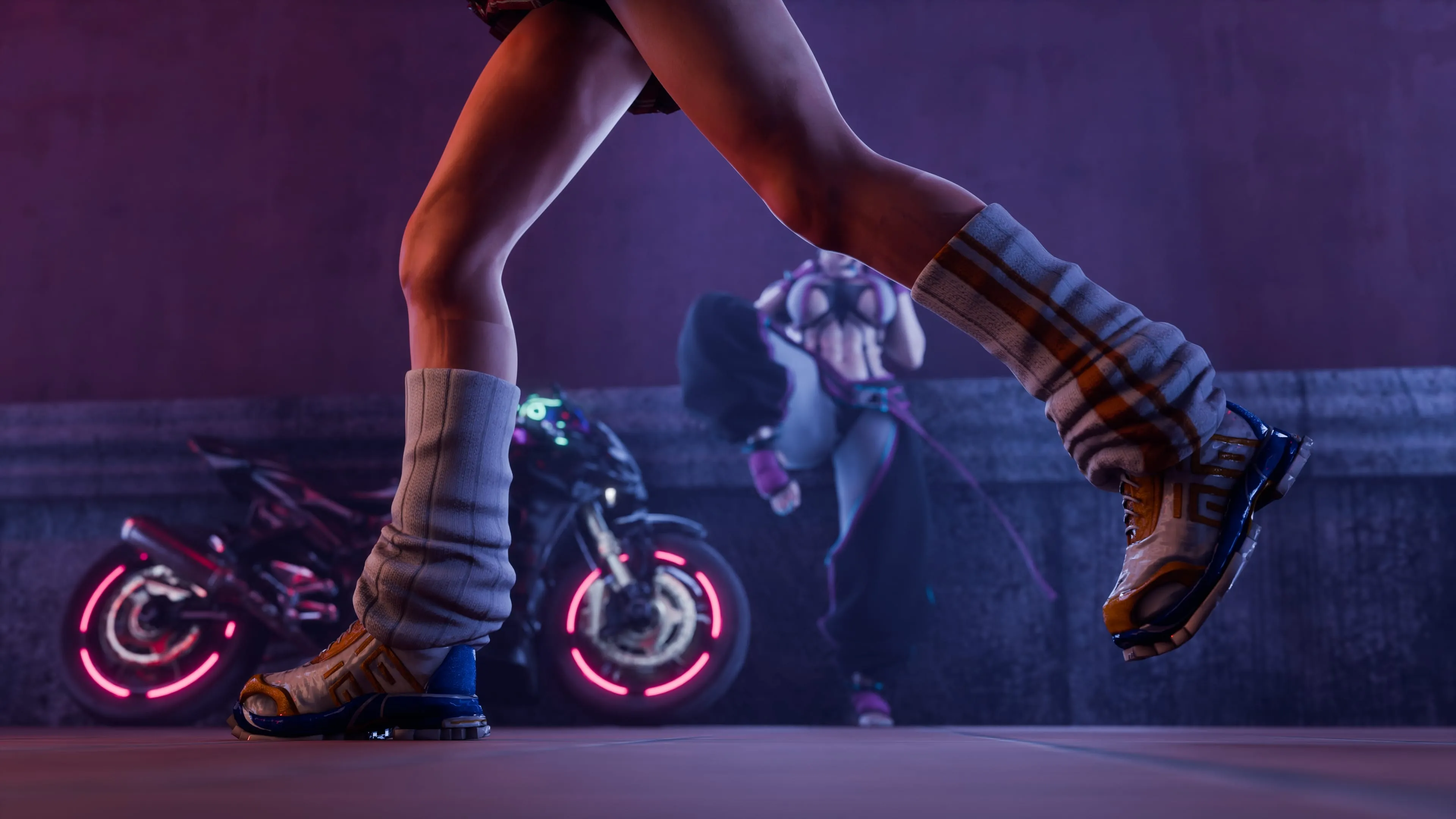 Juri Han – Marked By The Spider (Street Fighter) - 1.5 . Juri Han - Marked By The Spider - Textless - Chapter 1 [PervertMuffinMajima] - Page 84