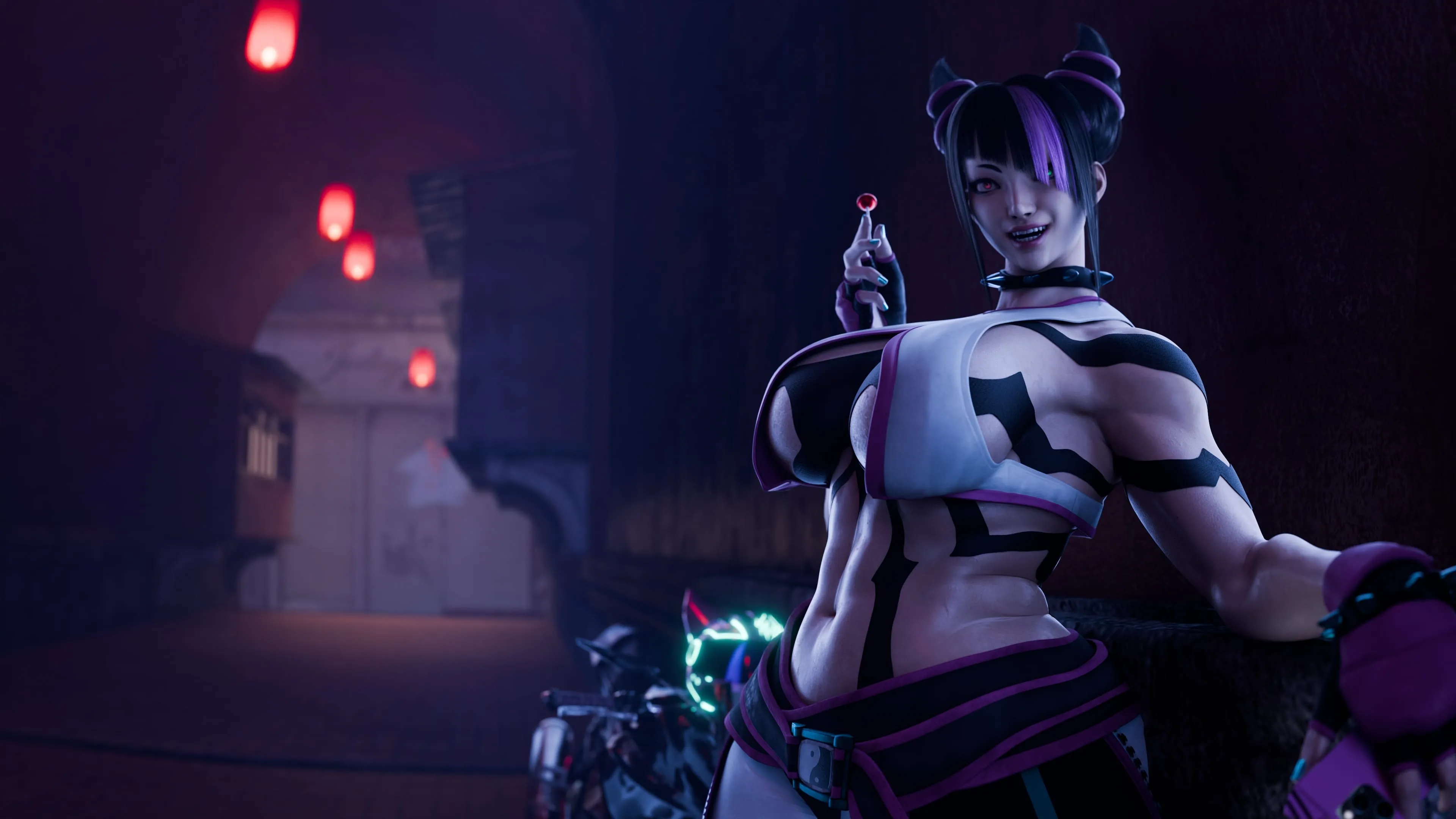 Juri Han – Marked By The Spider (Street Fighter) - 1.5 . Juri Han - Marked By The Spider - Textless - Chapter 1 [PervertMuffinMajima] - Page 87