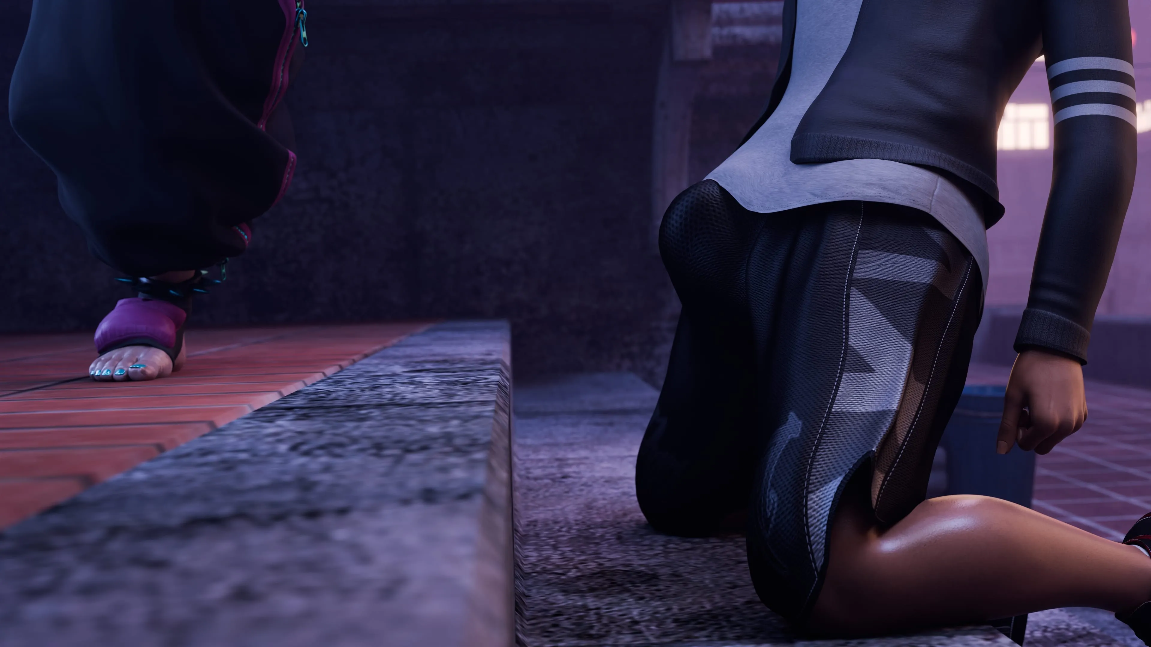 Juri Han – Marked By The Spider (Street Fighter) - 1.5 . Juri Han - Marked By The Spider - Textless - Chapter 1 [PervertMuffinMajima] - Page 90