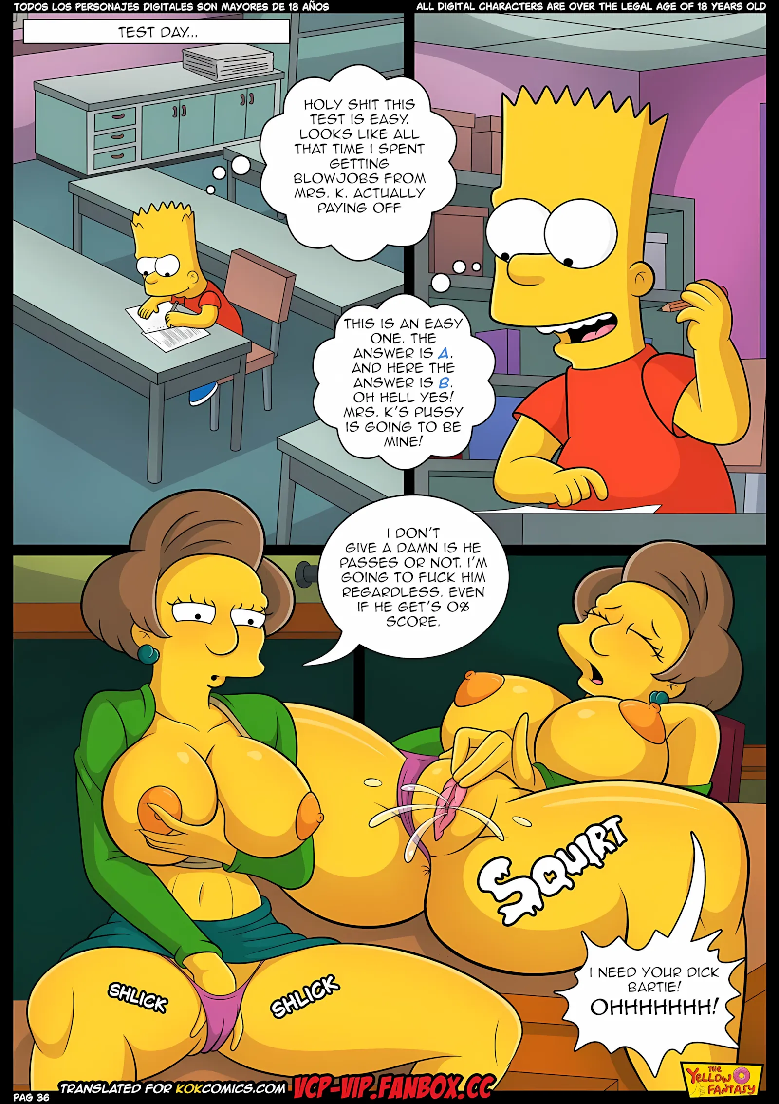 The Yellow Fantasy – The Exam [Croc] - The Yellow Fantasy: El Examen - Page 37