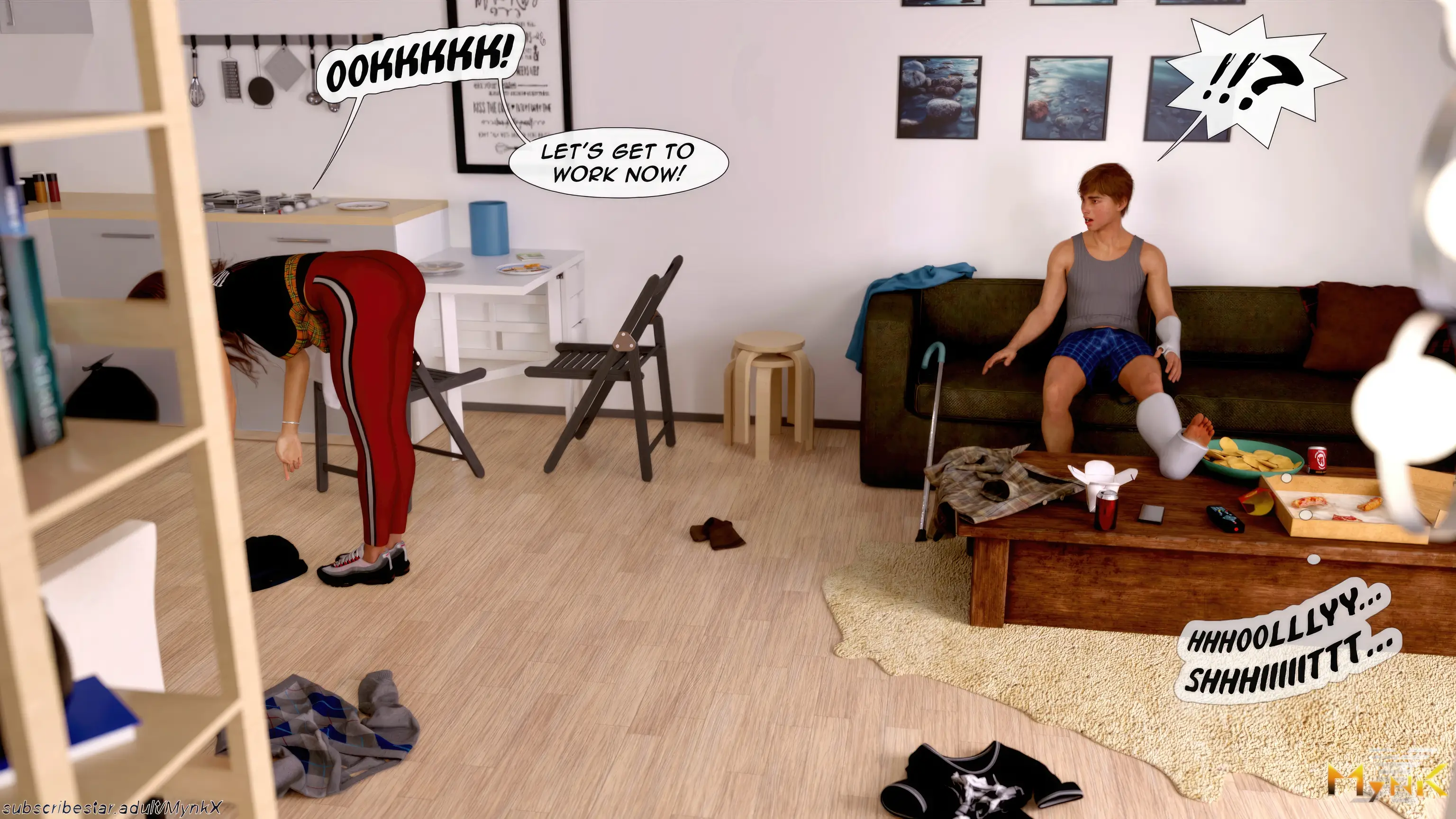 Stuck At Home [Mynkx] - 1 . Stuck at Home - Chapter 1 - Page 57