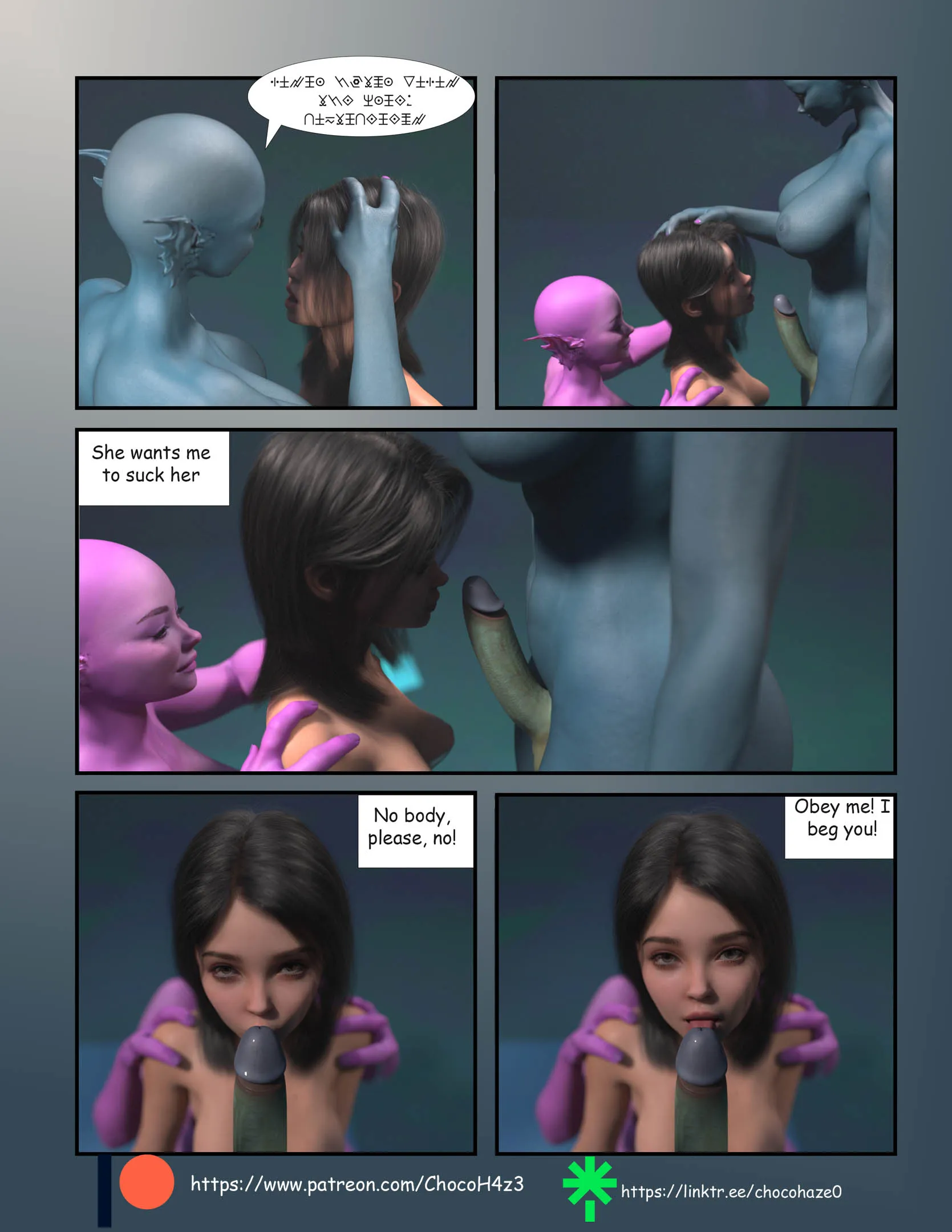 Futa Breeders From Outer Space - 3a . Futa Breeders From Outer Space - Chapter 3 [ChocoHaze] - Page 22
