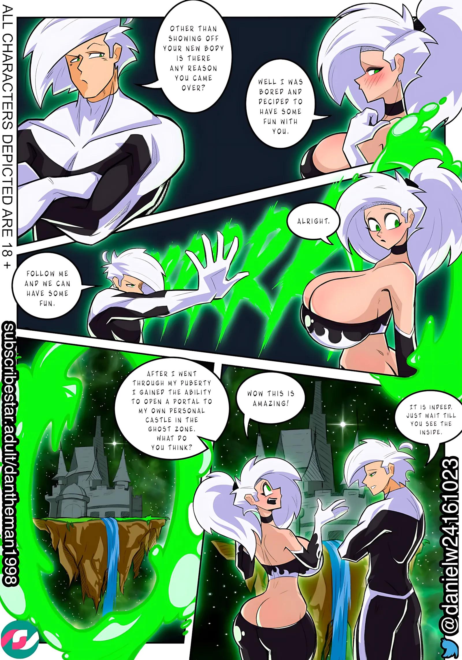 Danny’s Growth Spurt [Scarlet Bear/Dantheman] - Danny's Growth Spurt 2 - Page 13