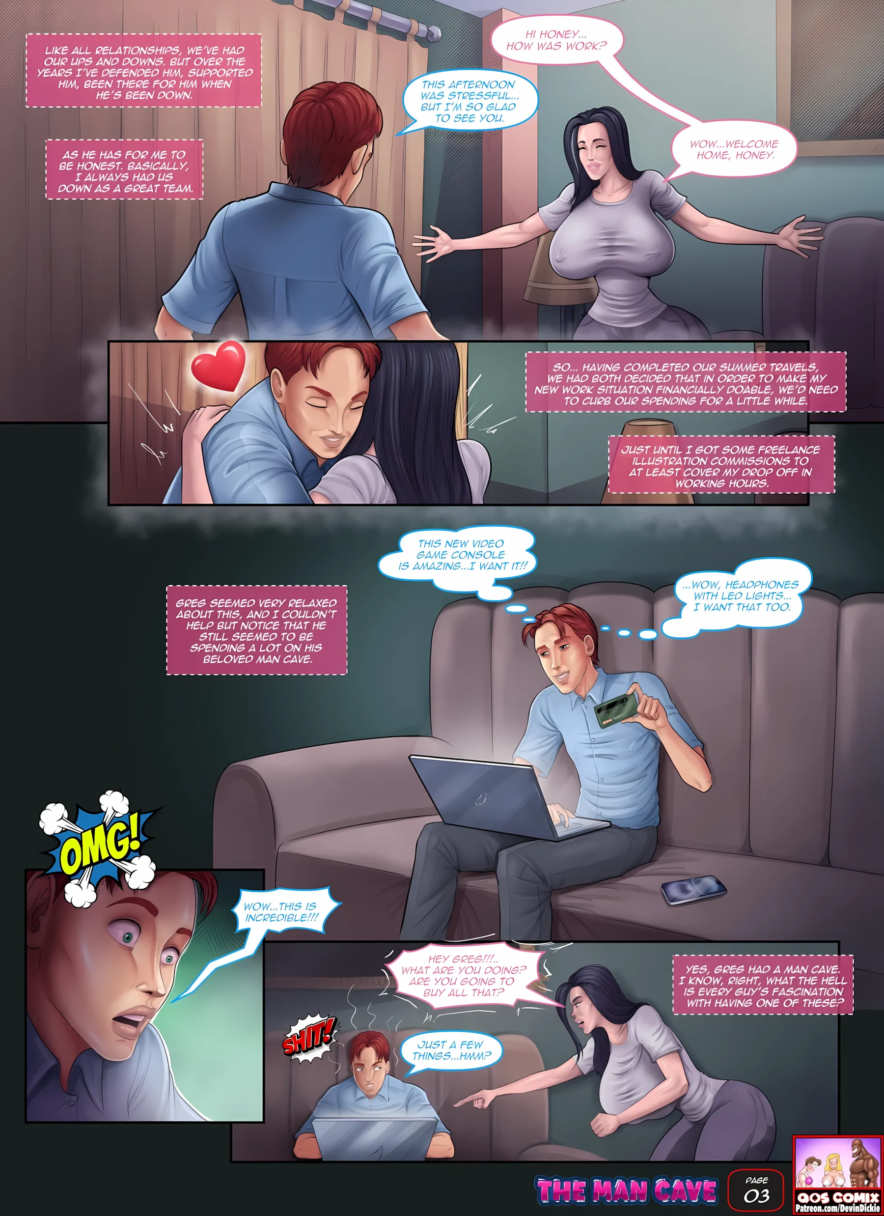 The Man Cave – [Devin Dickie] - 1. The Man Cave - Page 4