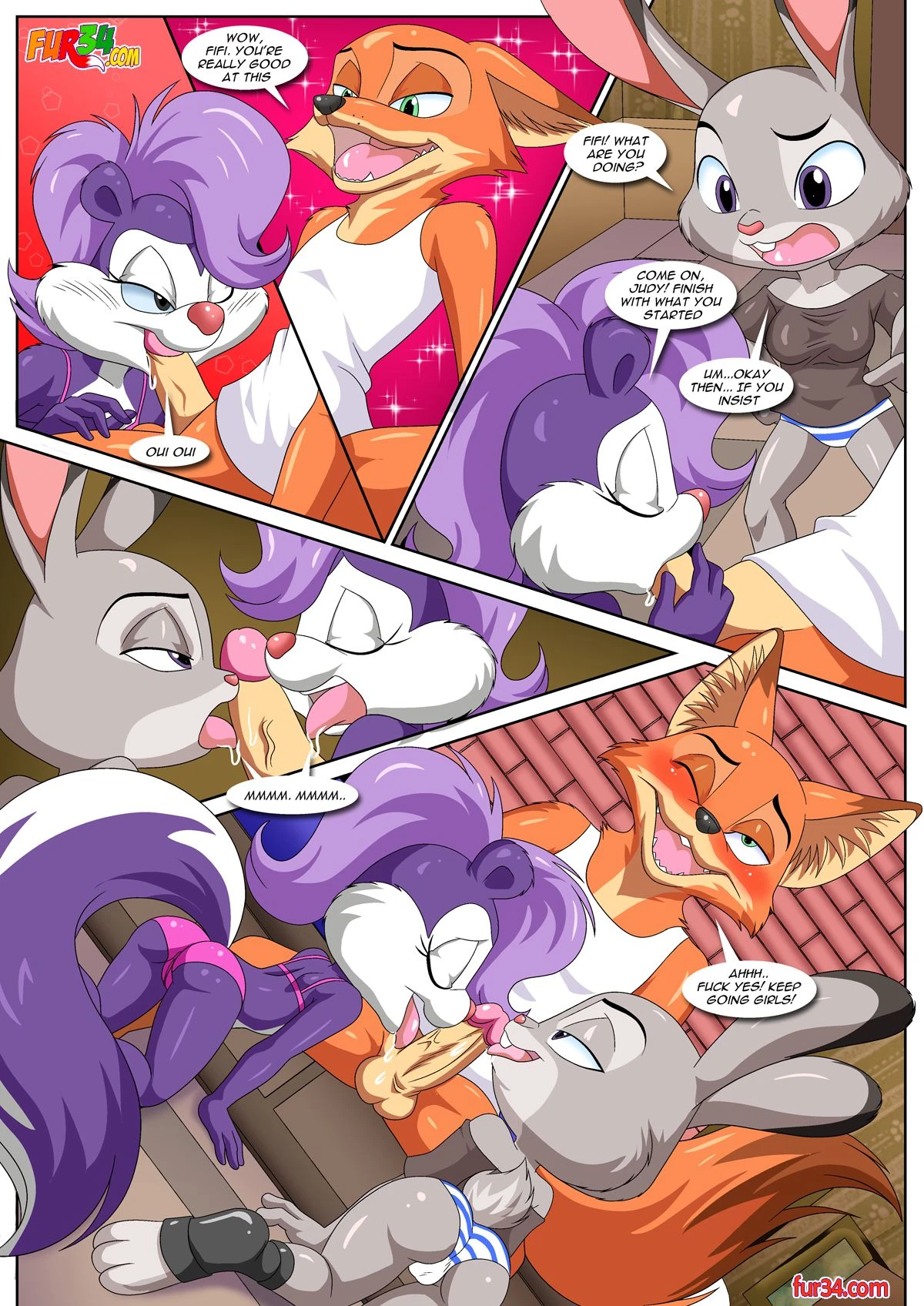 Fifi’s Trois (Tiny Toon Adventures , Zootopia) [Palcomix] - 1. Fifi’s Trois (Tiny Toon Adventures , Zootopia) [Palcomix] - Page 7