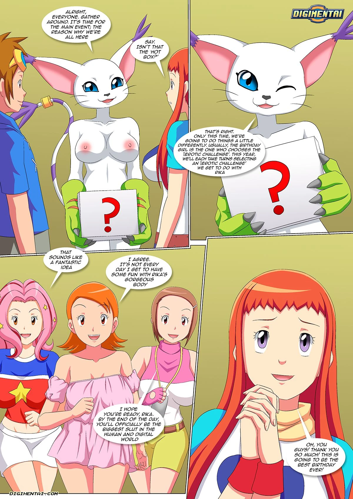 Happy Birthday Rika (Digimon) [Palcomix] - 2 . Happy Birthday Rika - Chapter 2 (Digimon) [Palcomix] - Page 8