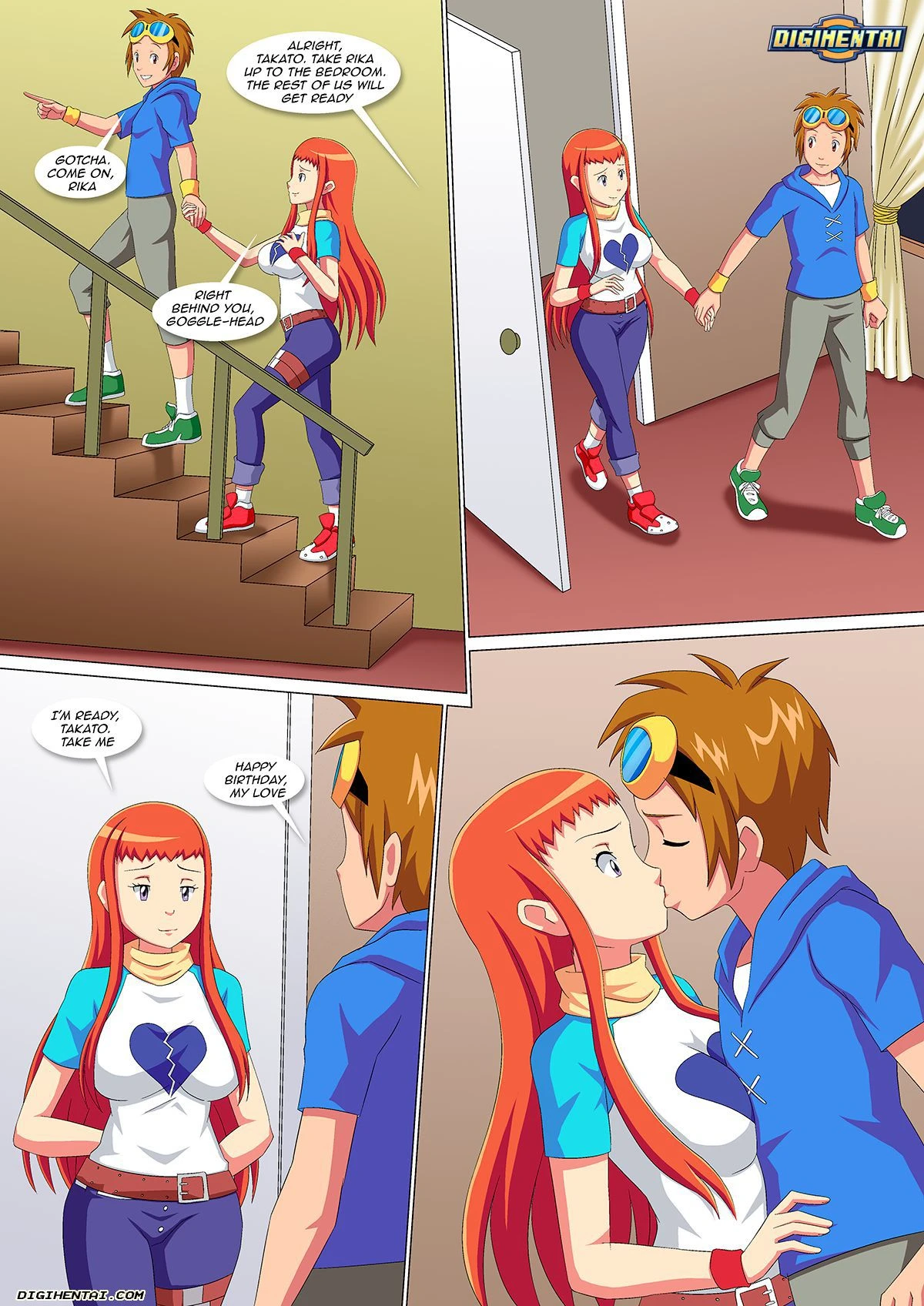 Happy Birthday Rika (Digimon) [Palcomix] - 2 . Happy Birthday Rika - Chapter 2 (Digimon) [Palcomix] - Page 9