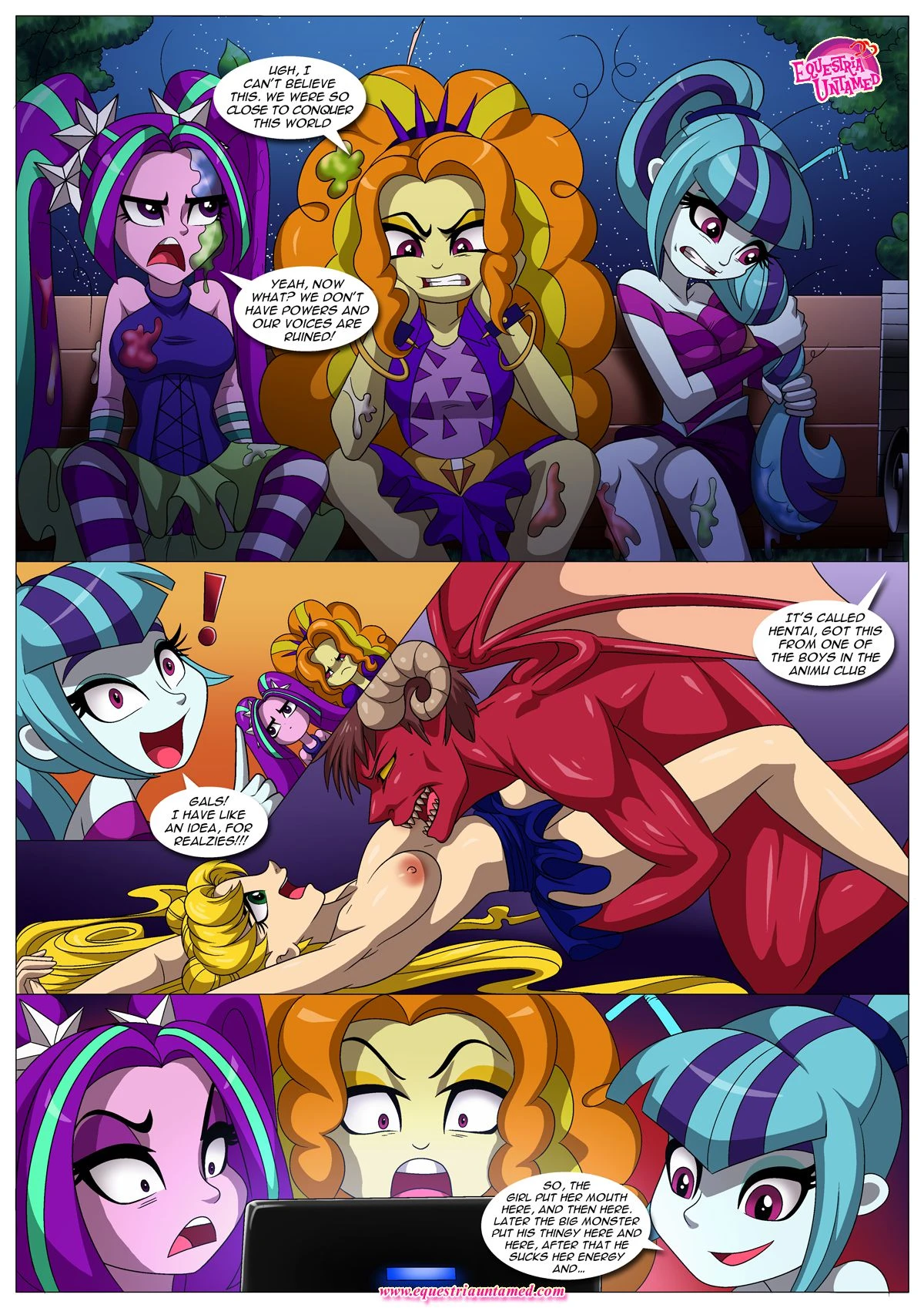 The Dazzlings Revenge (My Little Pony – Equestria Girls) [Palcomix] - 1 . The Dazzlings Revenge - (My Little Pony - Equestria Girls) [Palcomix] - Page 2