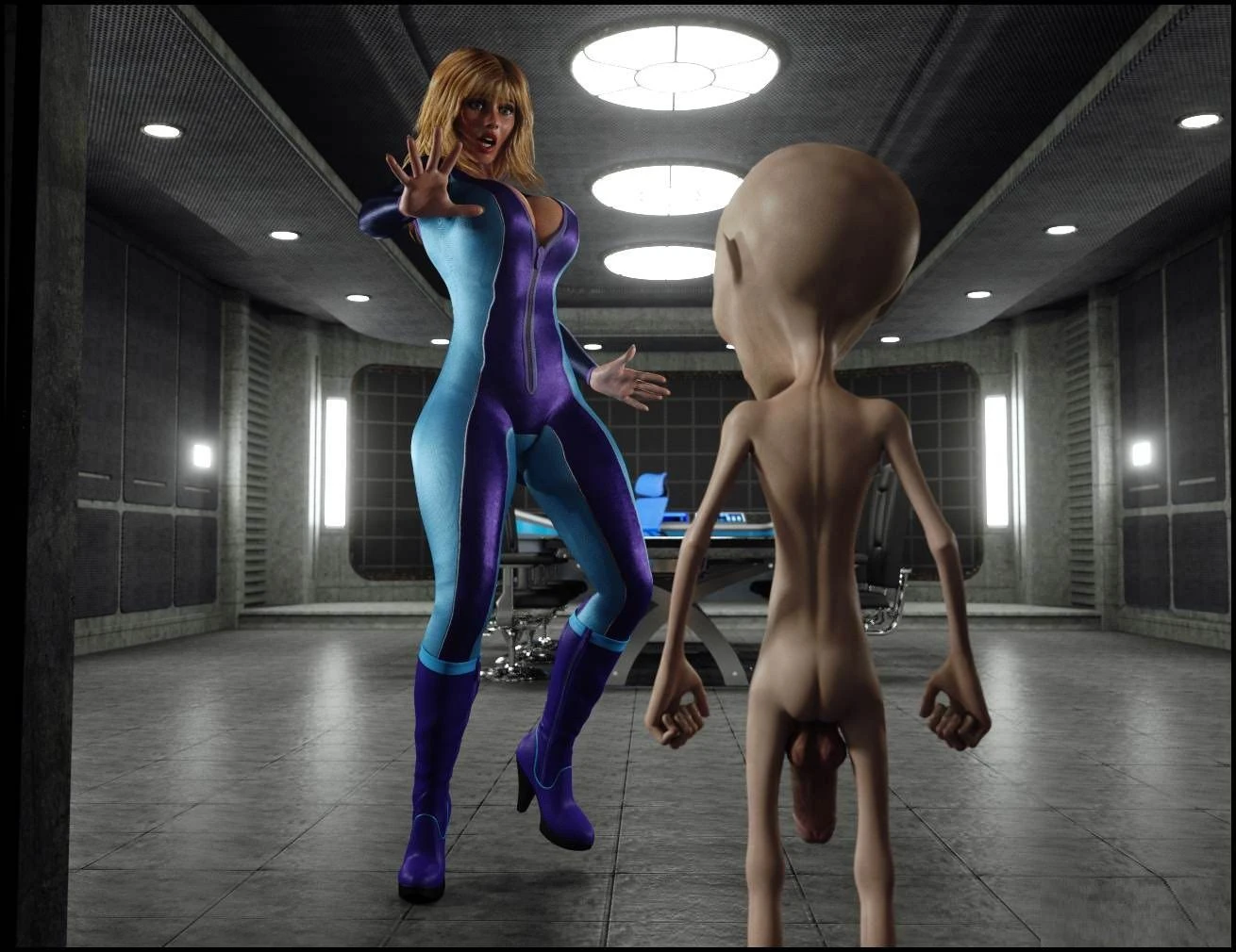 Alien Attack – Skyla + Alien [Blackadder] - 1 . Alien Attack - [Blackadder] - Page 4