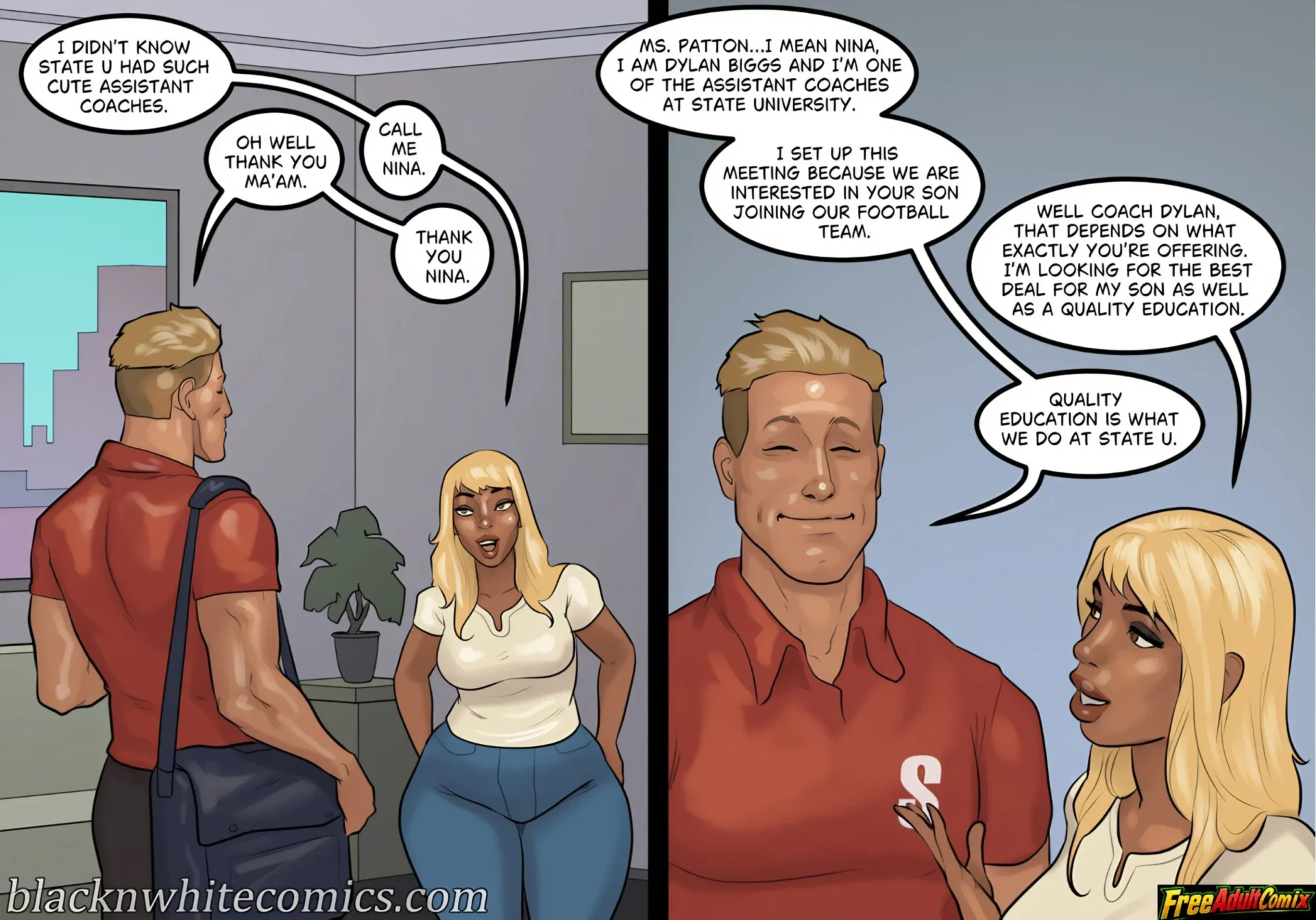 The Recruit [Blacknwhitecomics] - 1. The Recruit [Blacknwhitecomics] - Page 8