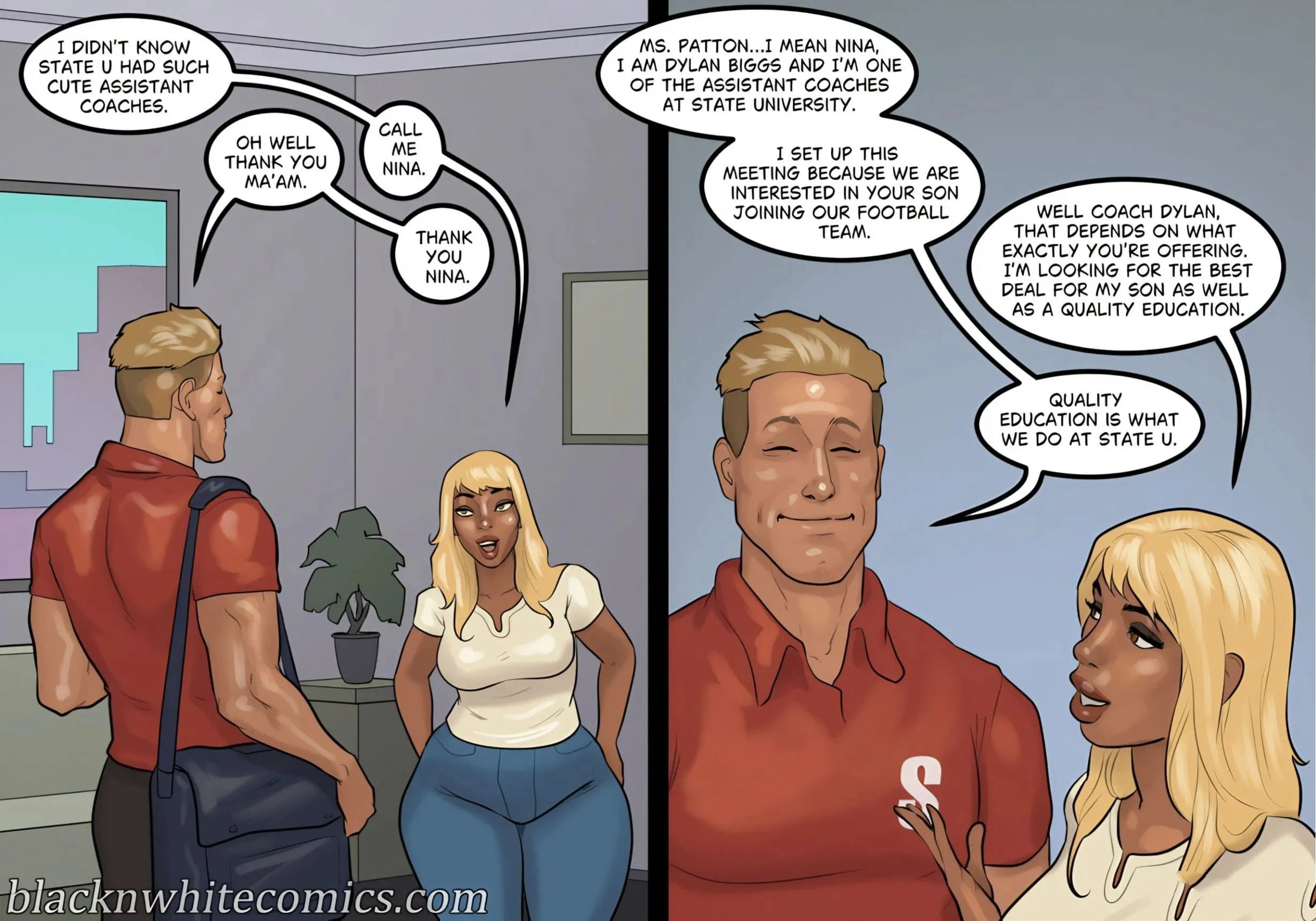 The Recruit [Blacknwhitecomics] - 1. The Recruit [Blacknwhitecomics] - Page 8