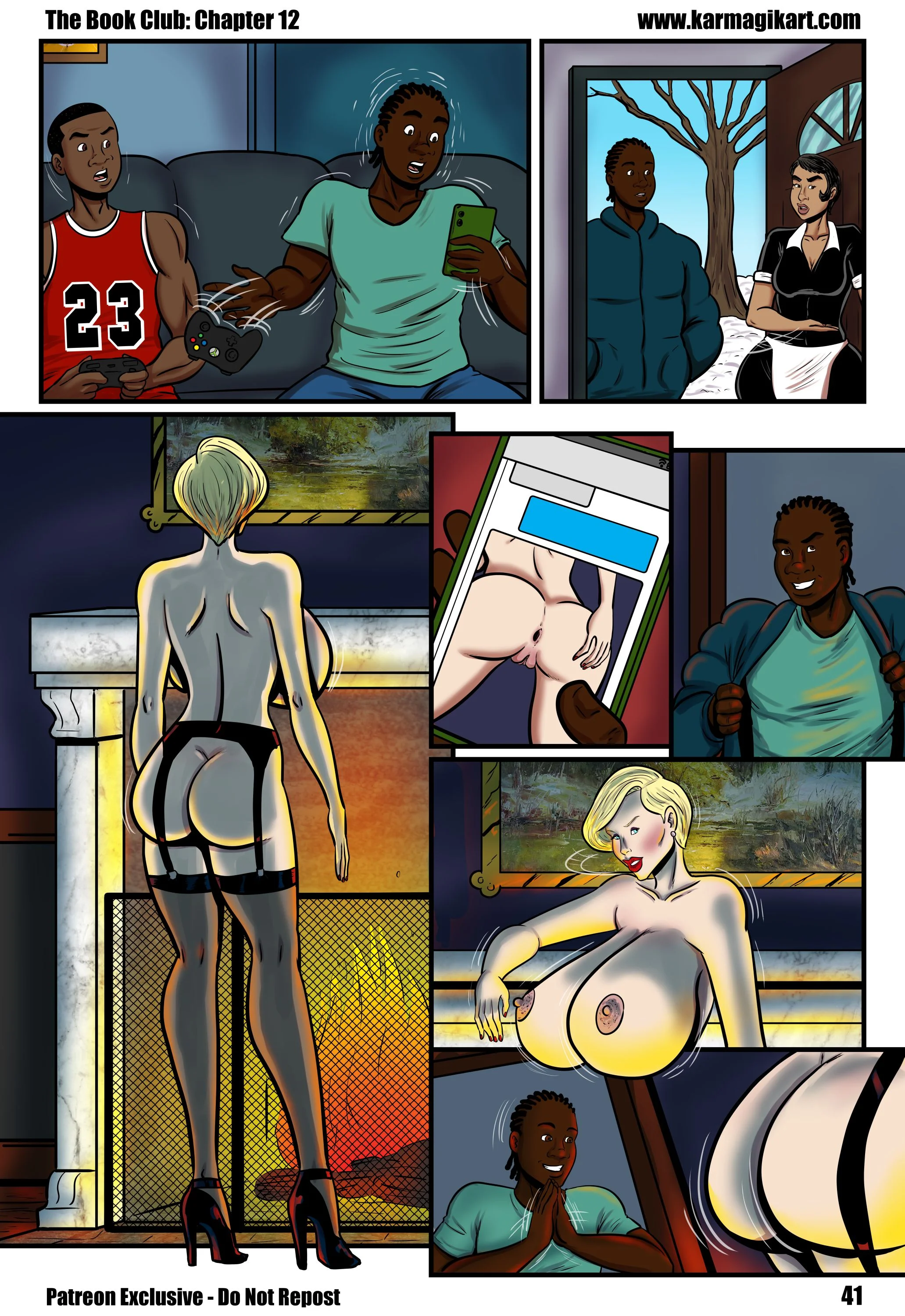 The Book Club [Karmagik] - 12.5 . The Book Club - Textless - Chapter 12 - Page 42