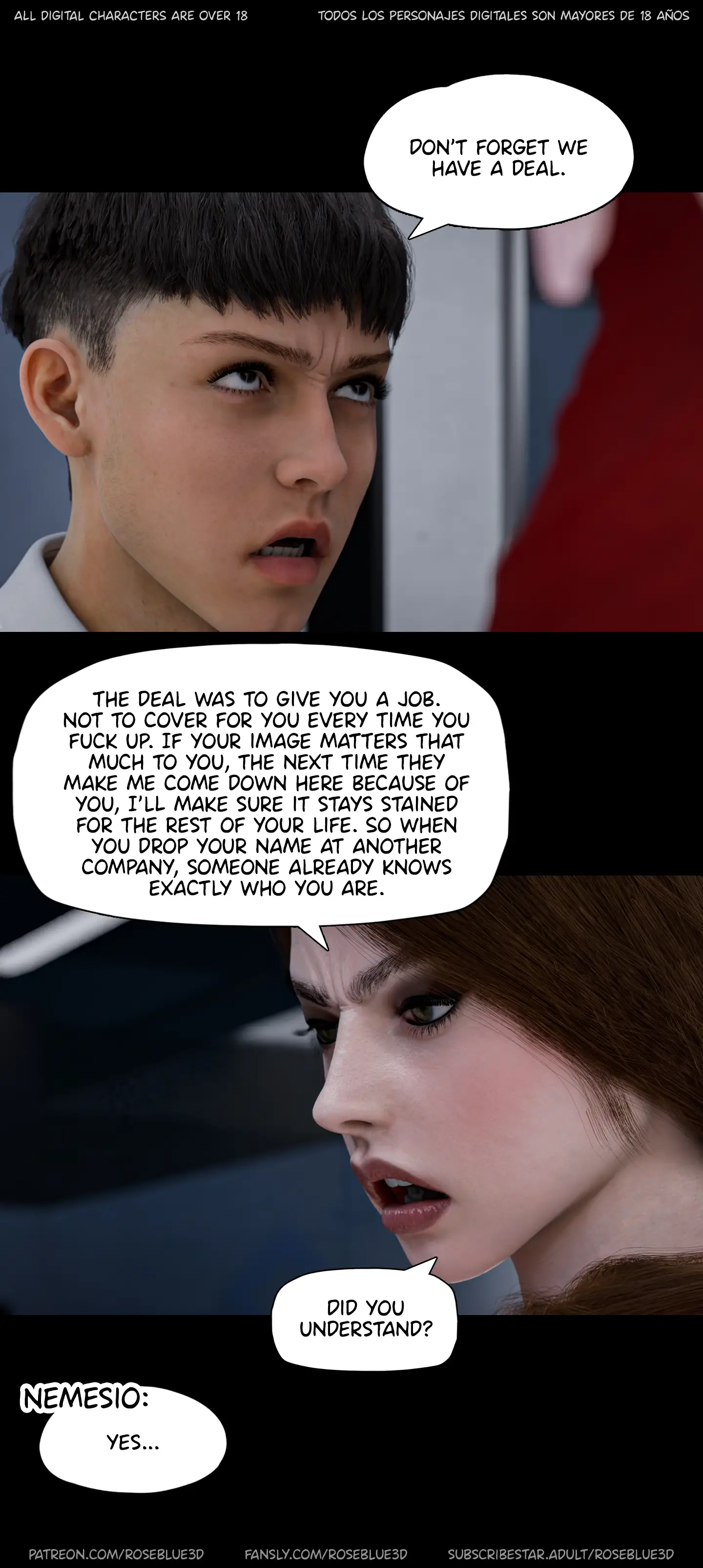 Dismissed [Rose Blue 3D] - 10 . Dismissed - Ch.10 - Page 42