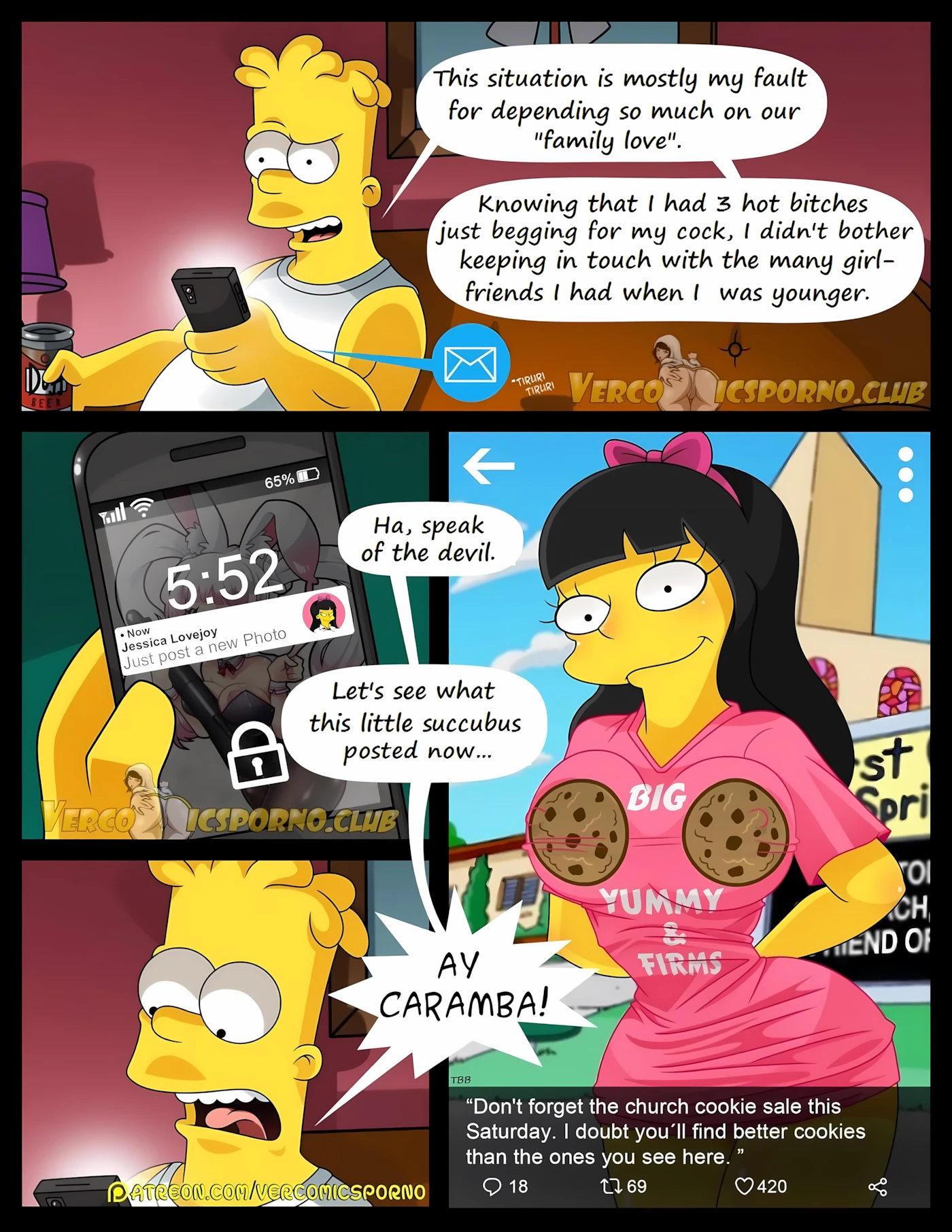 There’s No Sex Without EX (The Simpsons) - 1 . There's No Sex Without EX [Milky Bunny] - Page 4