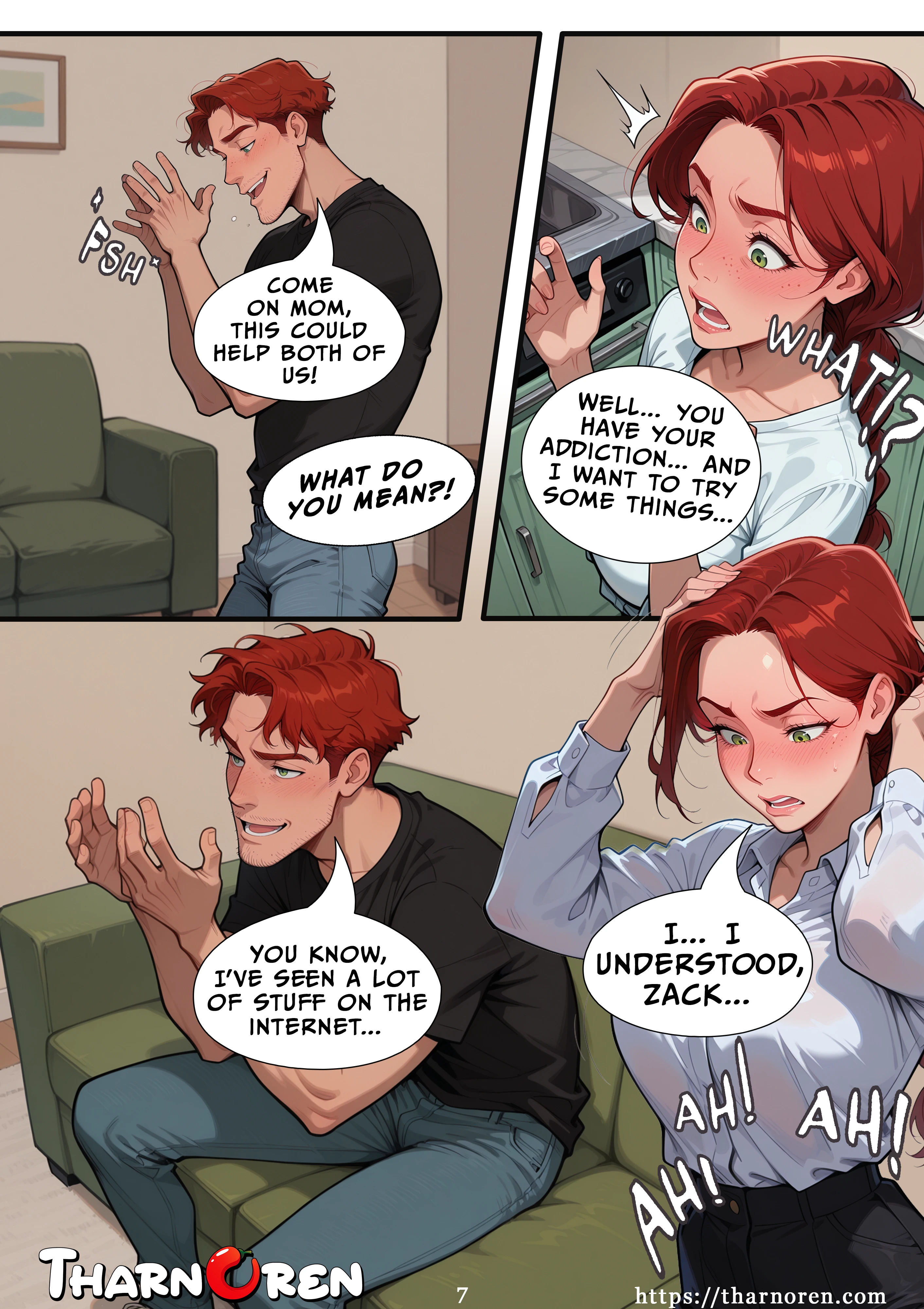 Mom’s Cure [Tharnoren] - 1. Mom's Cure [AI Porn] - Page 8