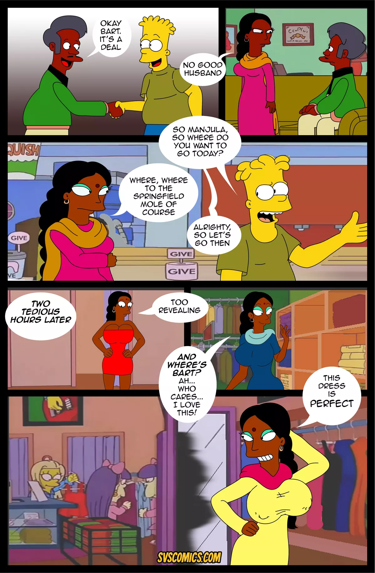 Manjula’s Little Secret [The Simpsons] - 1. Manjula's Little Secret - Chapter 1 - Page 4