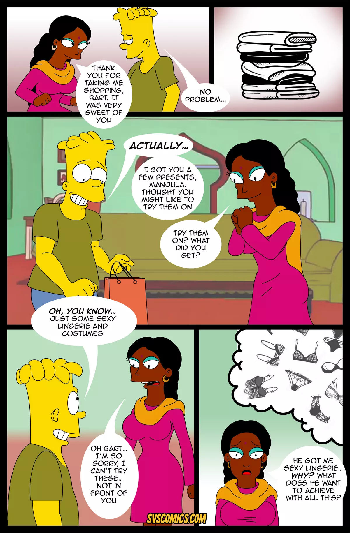 Manjula’s Little Secret [The Simpsons] - 1. Manjula's Little Secret - Chapter 1 - Page 5