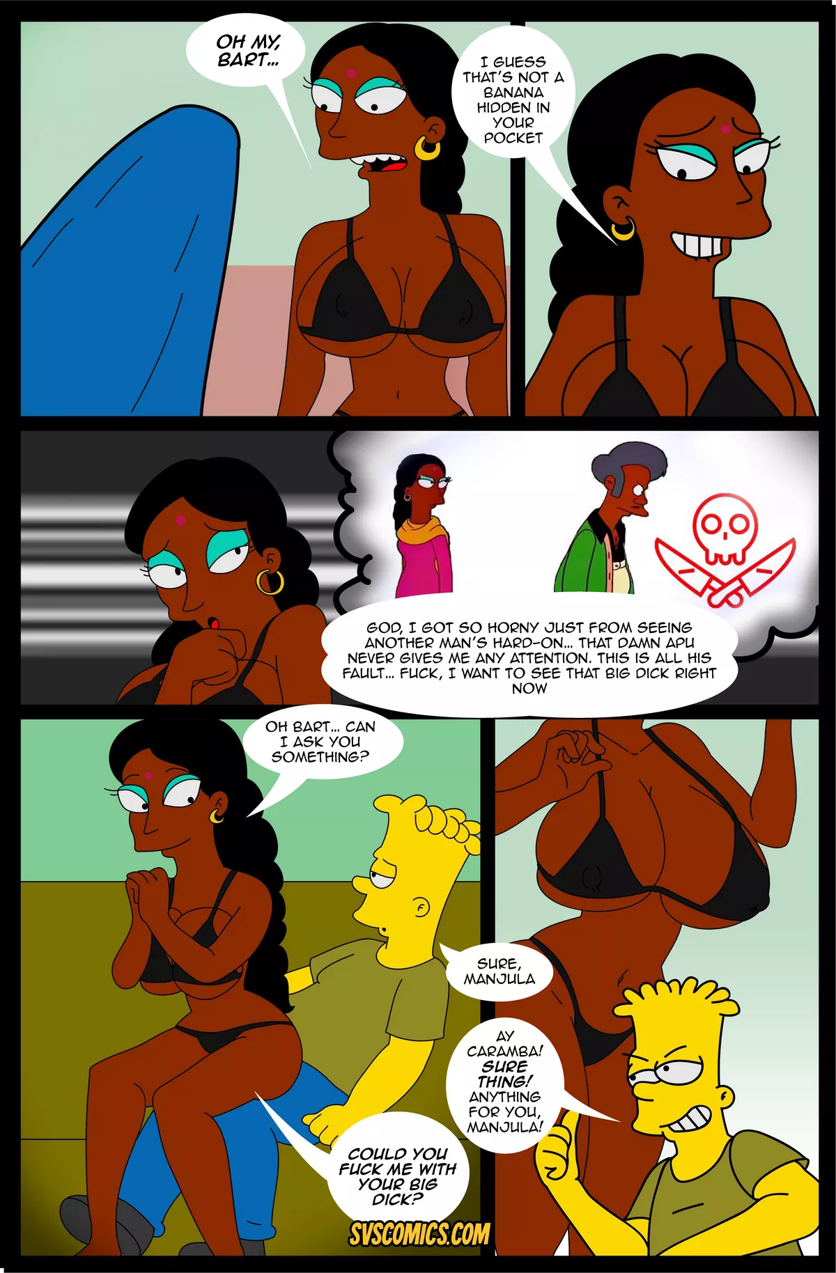Manjula’s Little Secret [The Simpsons] - 1. Manjula's Little Secret - Chapter 1 - Page 7