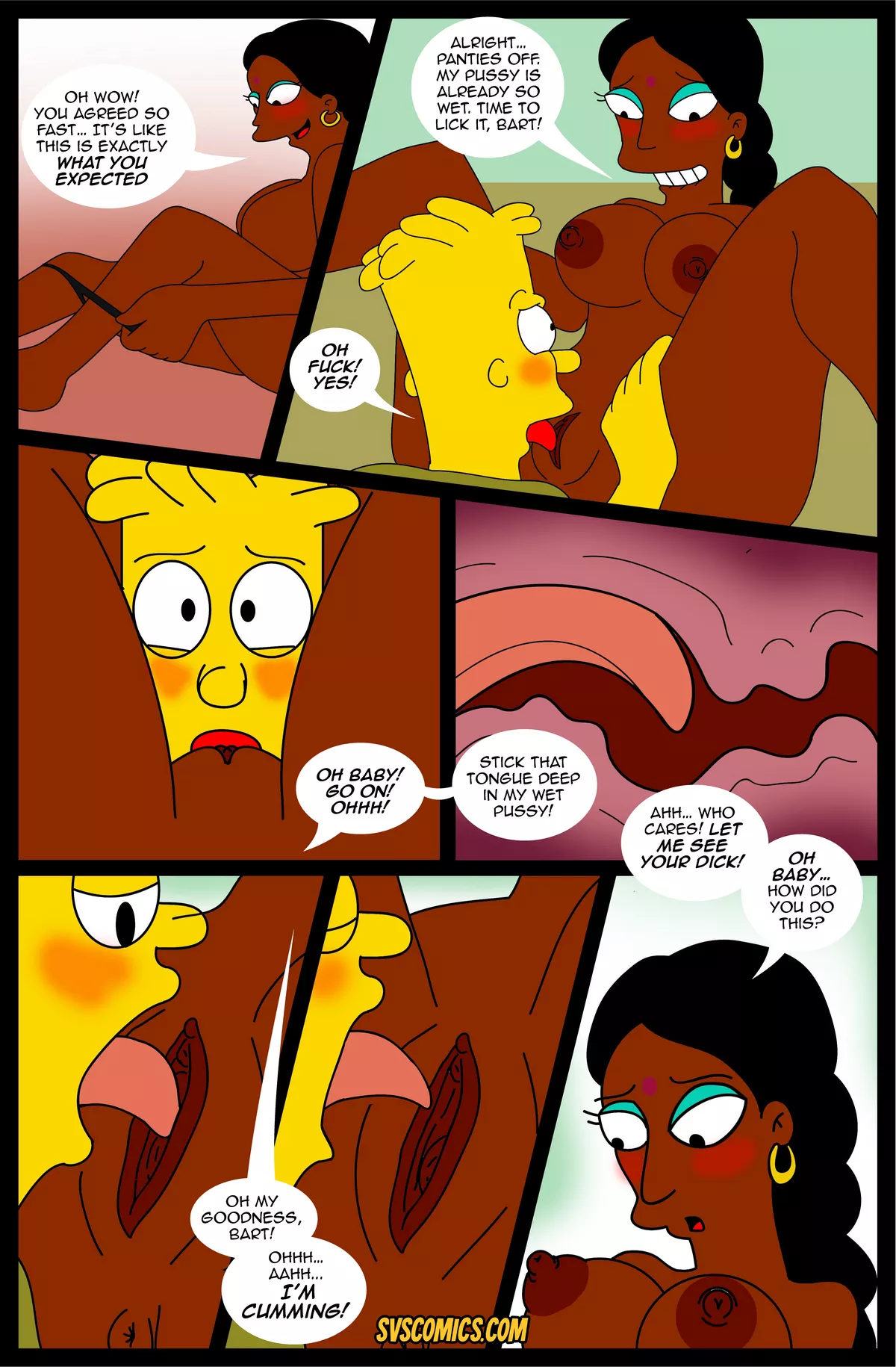 Manjula’s Little Secret [The Simpsons] - 1. Manjula's Little Secret - Chapter 1 - Page 8