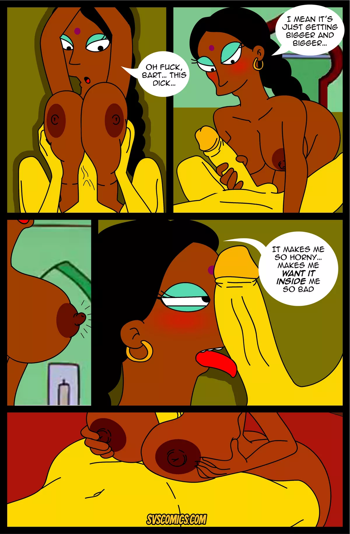 Manjula’s Little Secret [The Simpsons] - 1. Manjula's Little Secret - Chapter 1 - Page 10