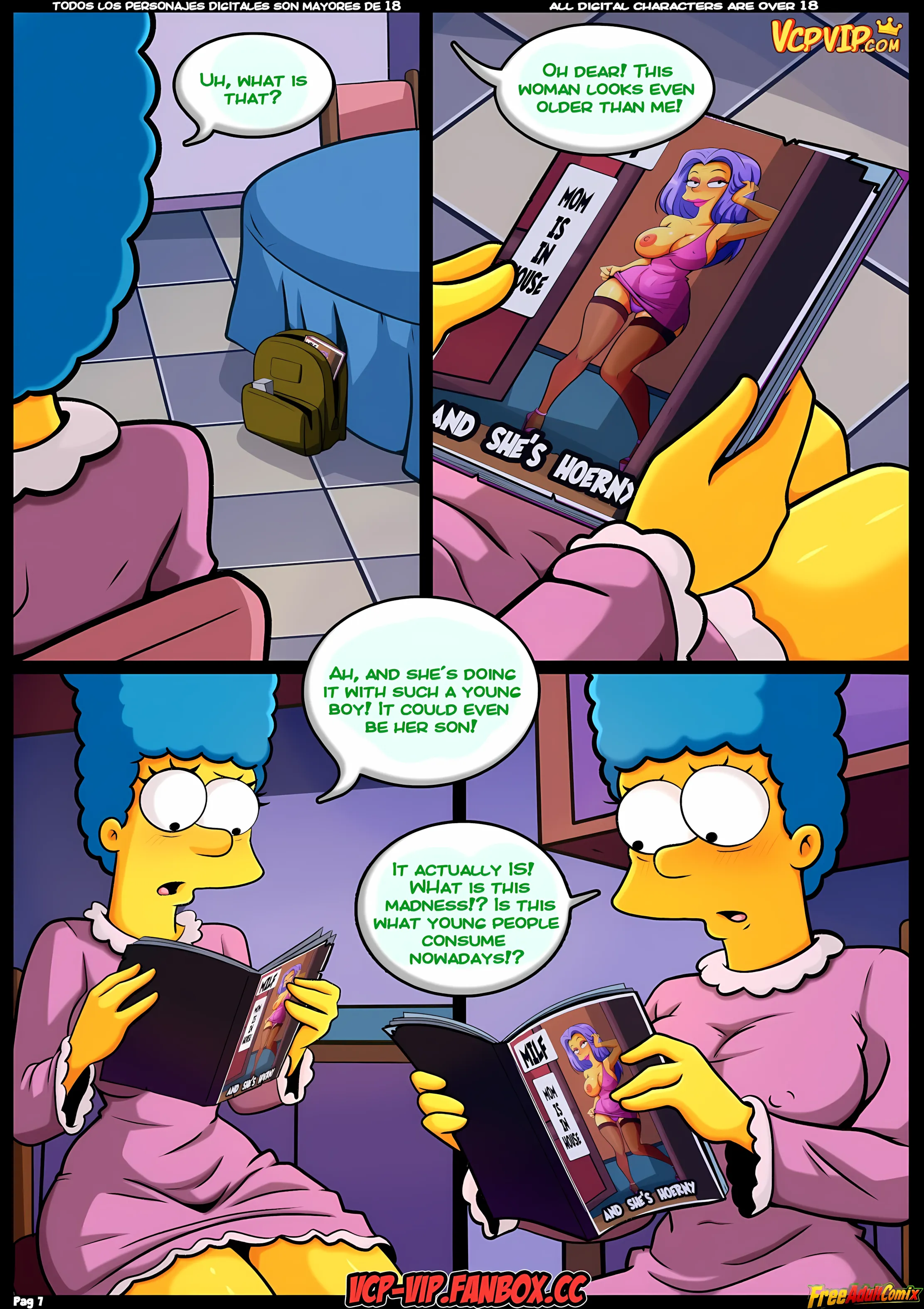 Horny Mom Marge [The Simpsons] - 1. Horny Mom Marge [The Yellow Fantasy 22] - Page 8