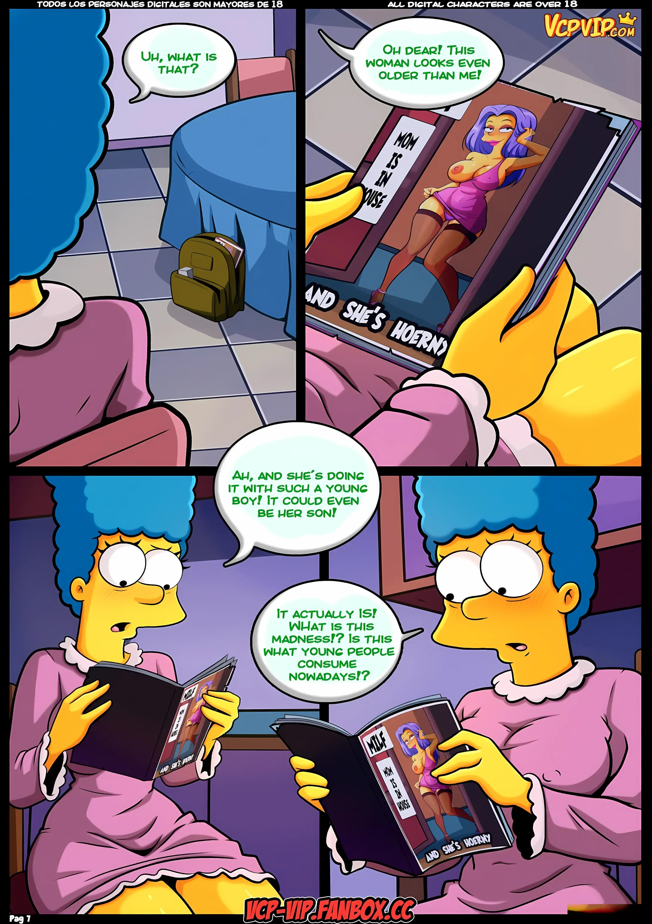 Horny Mom Marge [The Simpsons] - 1. Horny Mom Marge [The Yellow Fantasy 22] - Page 8