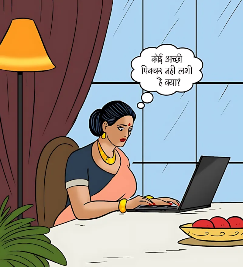 Velamma Hindi Episodes – वेलम्मा हिंदी - 98. Velamma Episode 98 Hindi - ब्लू फिल्म - Page 61