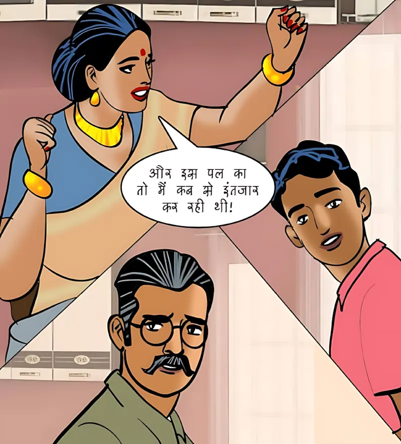 Velamma Hindi Episodes – वेलम्मा हिंदी - 95. Velamma Episode 95 Hindi – Shaadi ke liye byan (शादी के लिए बयाना) - Page 4