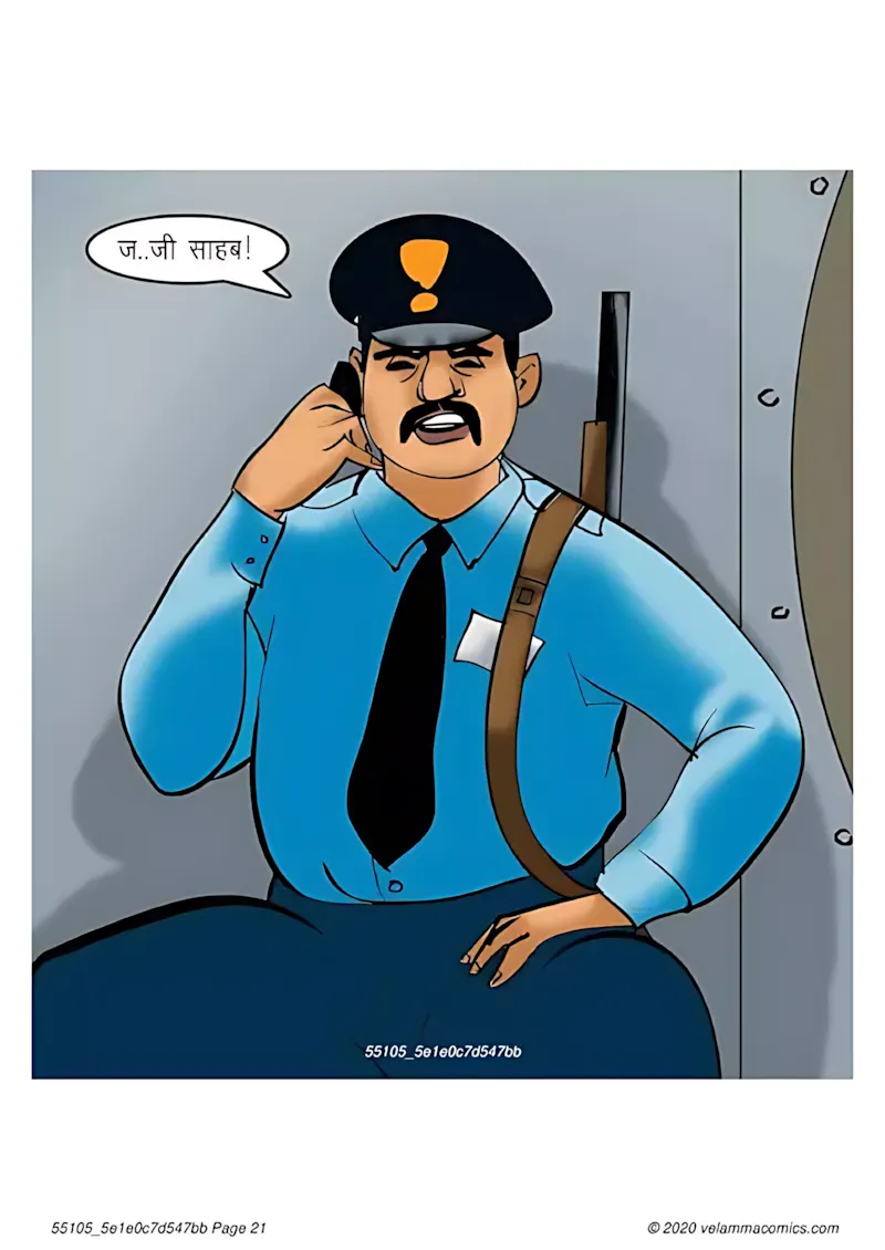 Velamma Hindi Episodes – वेलम्मा हिंदी - 65. Velamma Episode 65 Hindi – Bank Vault me fans gyi (बैंक वॉल्ट में फंस गयी) - Page 21