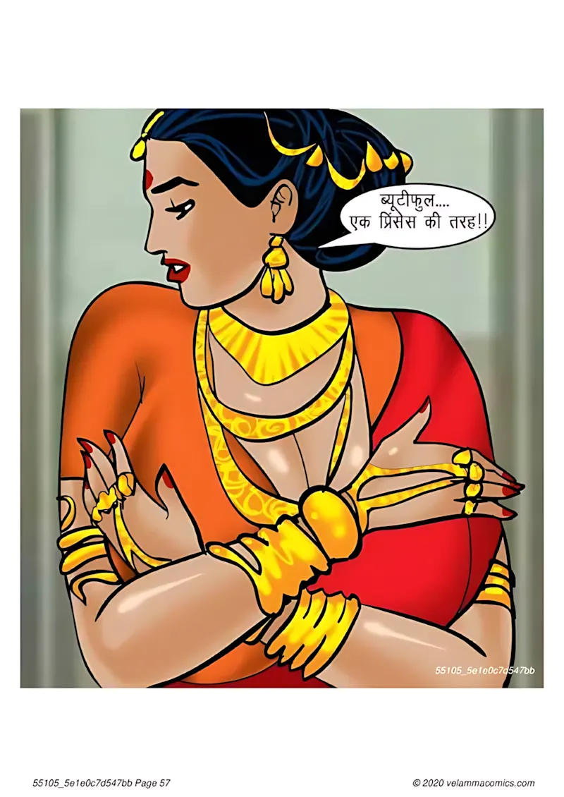 Velamma Hindi Episodes – वेलम्मा हिंदी - 65. Velamma Episode 65 Hindi – Bank Vault me fans gyi (बैंक वॉल्ट में फंस गयी) - Page 57