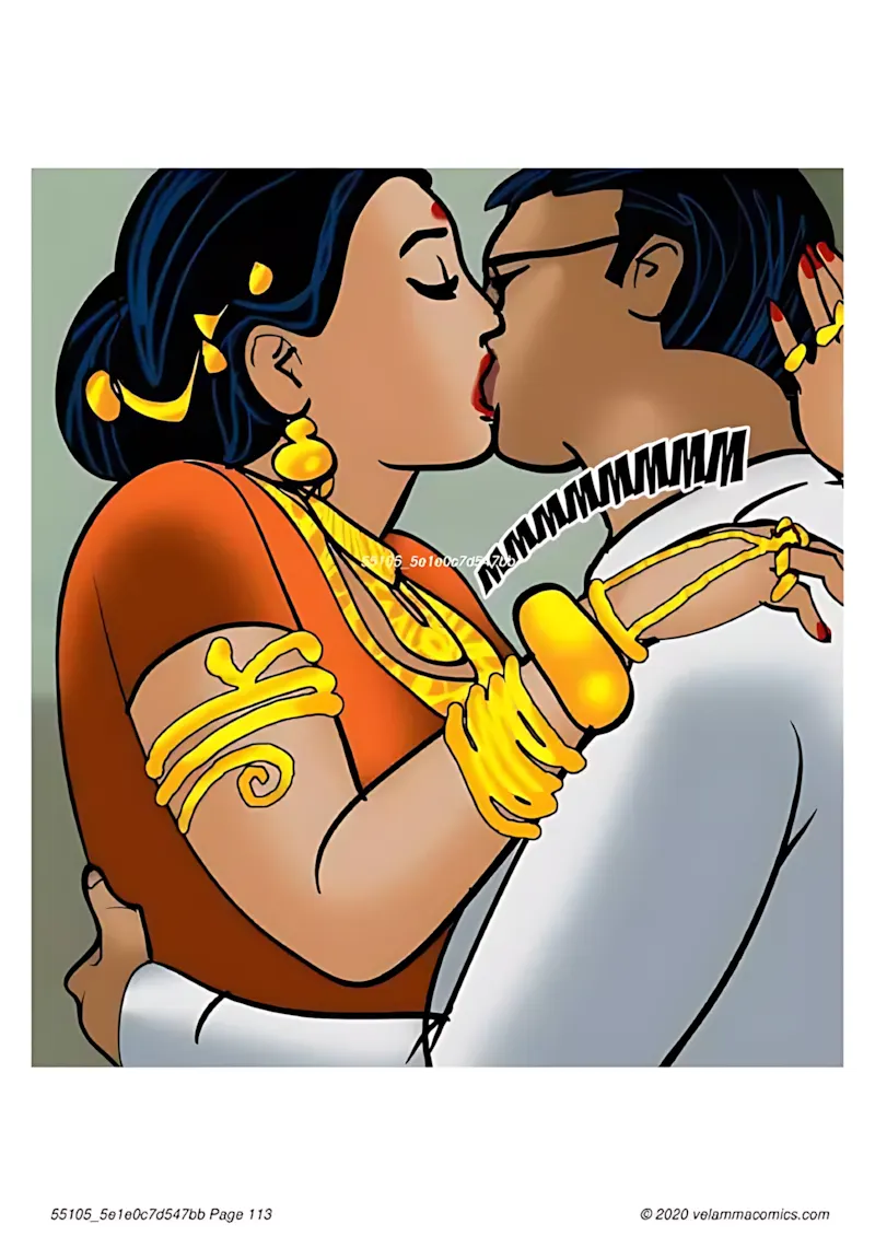 Velamma Hindi Episodes – वेलम्मा हिंदी - 65. Velamma Episode 65 Hindi – Bank Vault me fans gyi (बैंक वॉल्ट में फंस गयी) - Page 113