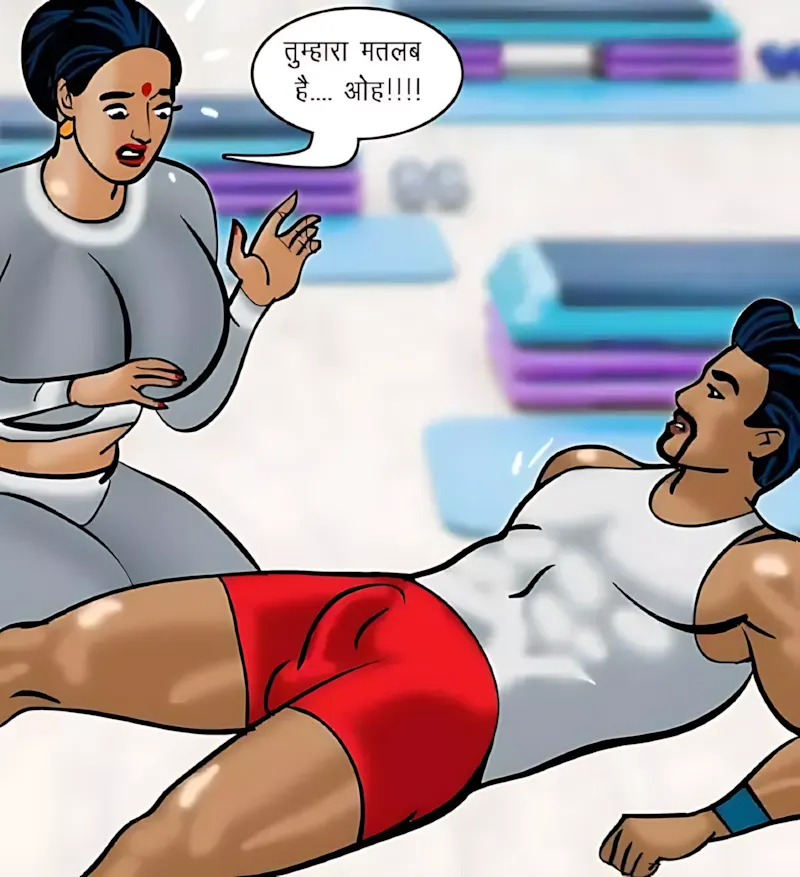 Velamma Hindi Episodes – वेलम्मा हिंदी - 75. Velamma Episode 75 Hindi – Sexy kasarat (सेक्सी कसरत) - Page 121