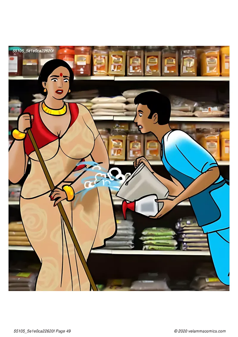 Velamma Hindi Episodes – वेलम्मा हिंदी - 67. Velamma Episode 67 Hindi – Milf life msaledar (मिल्फ़ सेक्स लाइफ को मसालेदार) - Page 49