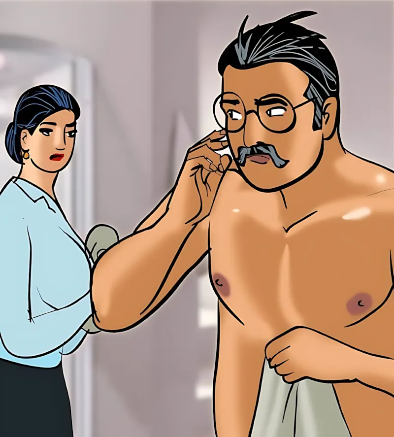 Velamma Hindi Episodes – वेलम्मा हिंदी - 83. Velamma Episode 83 Hindi – Spa me ek din (स्पा में एक दिन) - Page 55
