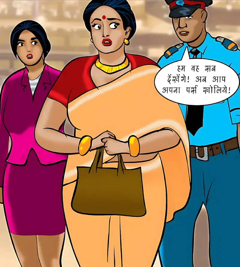 Velamma Hindi Episodes – वेलम्मा हिंदी - 74. Velamma Episode 74 Hindi – Strip Search (स्ट्रिप सर्च) - Page 84