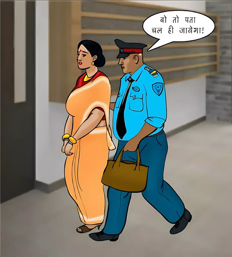 Velamma Hindi Episodes – वेलम्मा हिंदी - 74. Velamma Episode 74 Hindi – Strip Search (स्ट्रिप सर्च) - Page 96