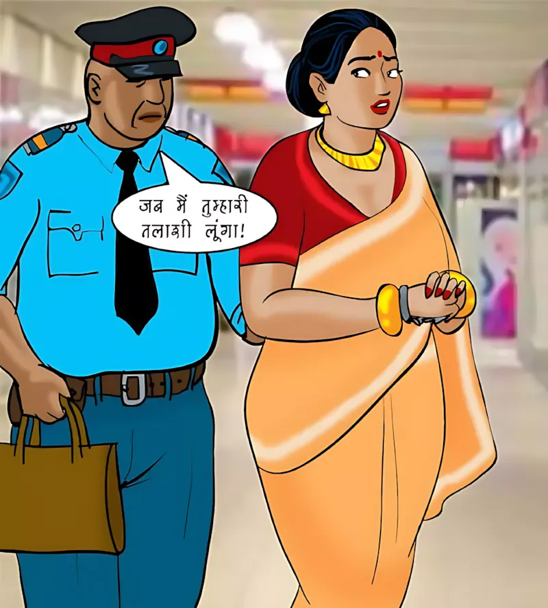 Velamma Hindi Episodes – वेलम्मा हिंदी - 74. Velamma Episode 74 Hindi – Strip Search (स्ट्रिप सर्च) - Page 97