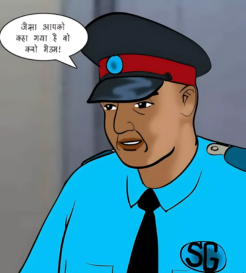 Velamma Hindi Episodes – वेलम्मा हिंदी - 74. Velamma Episode 74 Hindi – Strip Search (स्ट्रिप सर्च) - Page 124