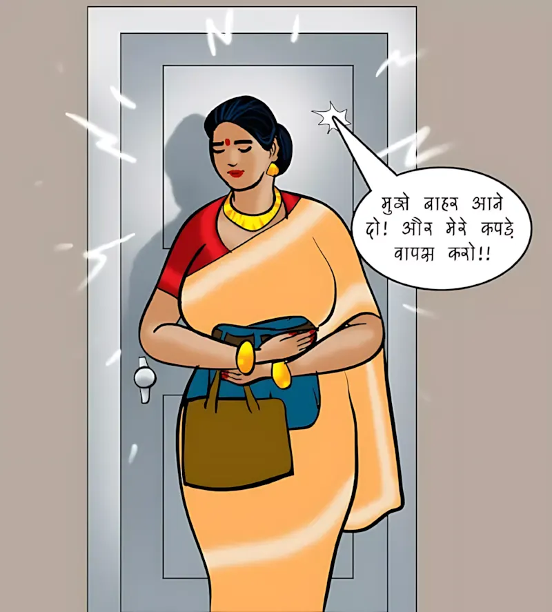 Velamma Hindi Episodes – वेलम्मा हिंदी - 74. Velamma Episode 74 Hindi – Strip Search (स्ट्रिप सर्च) - Page 201