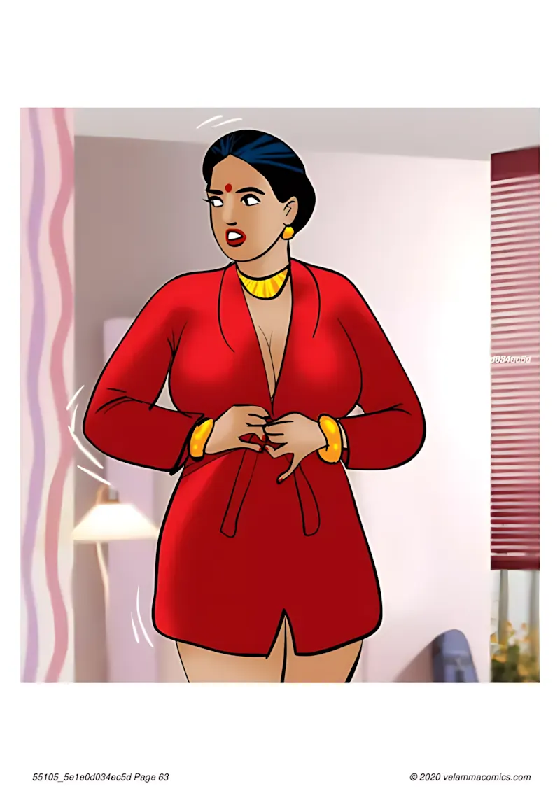 Velamma Hindi Episodes – वेलम्मा हिंदी - 73. Velamma Episode 73 Hindi – Her Boy Toy (खिलौने वाला लड़का) - Page 63