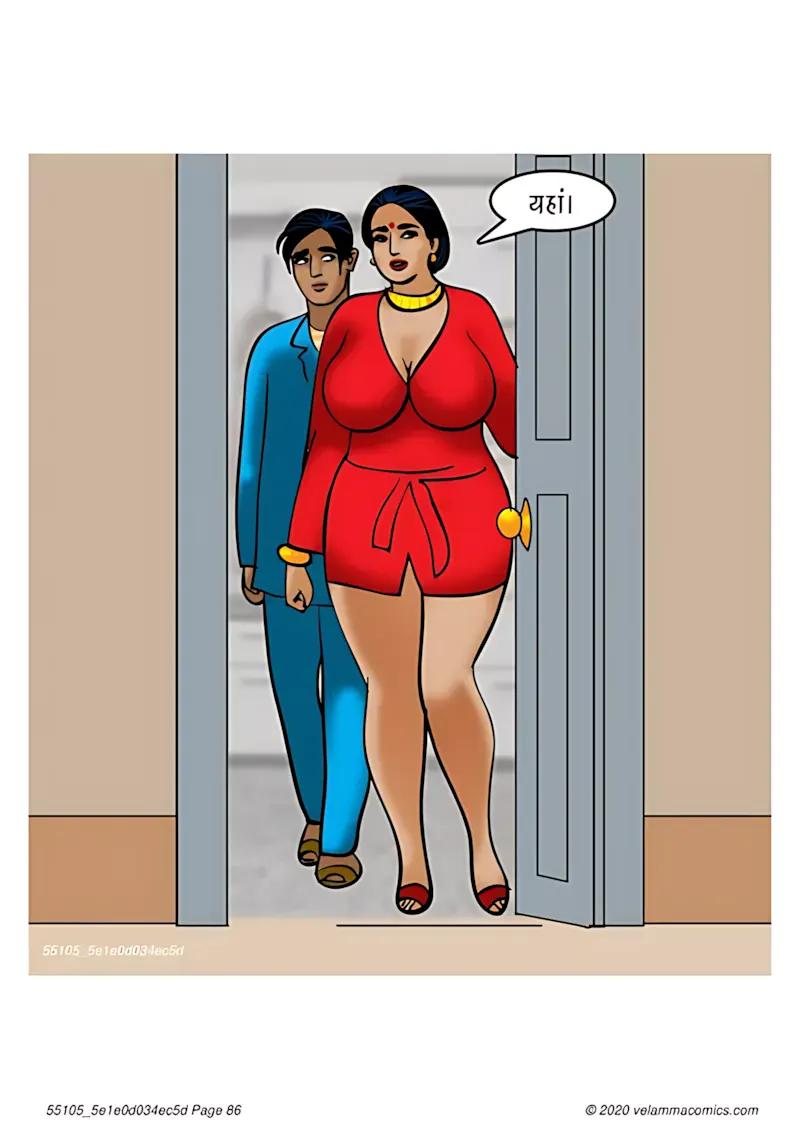 Velamma Hindi Episodes – वेलम्मा हिंदी - 73. Velamma Episode 73 Hindi – Her Boy Toy (खिलौने वाला लड़का) - Page 86