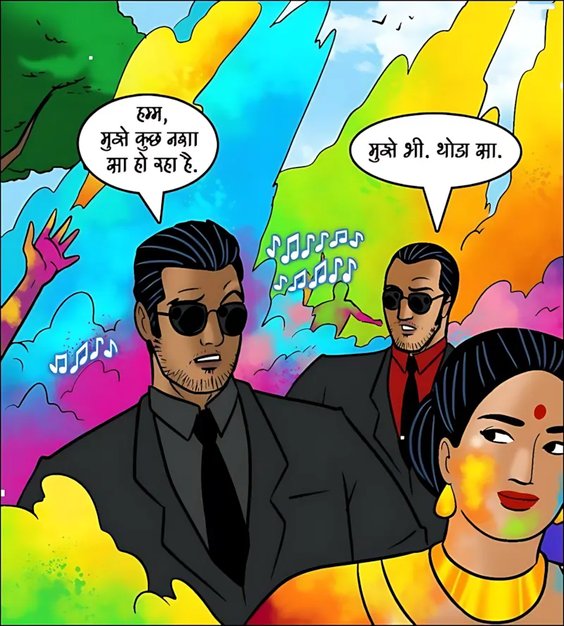 Velamma Hindi Episodes – वेलम्मा हिंदी - 102. Velamma Episode 102 Hindi - होली में भांग का रंग - Page 94