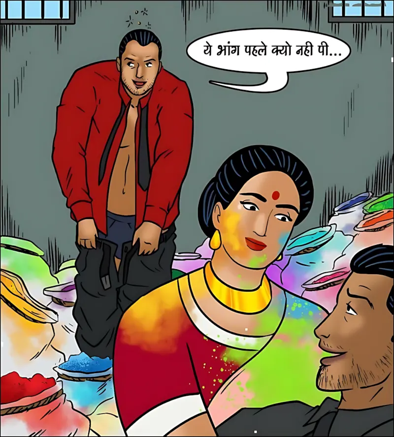 Velamma Hindi Episodes – वेलम्मा हिंदी - 102. Velamma Episode 102 Hindi - होली में भांग का रंग - Page 102