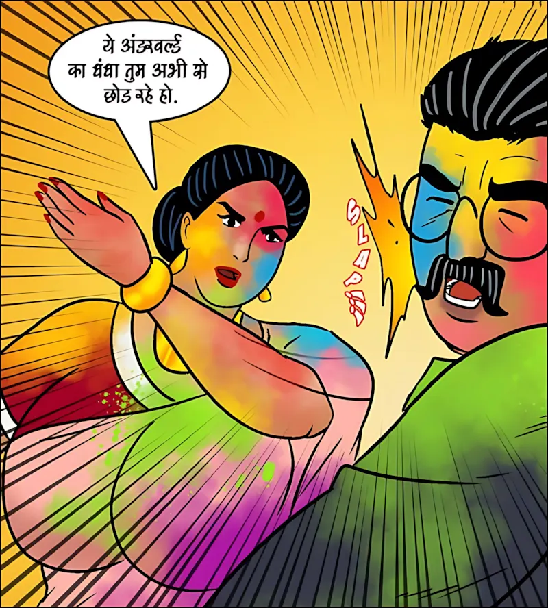 Velamma Hindi Episodes – वेलम्मा हिंदी - 102. Velamma Episode 102 Hindi - होली में भांग का रंग - Page 141