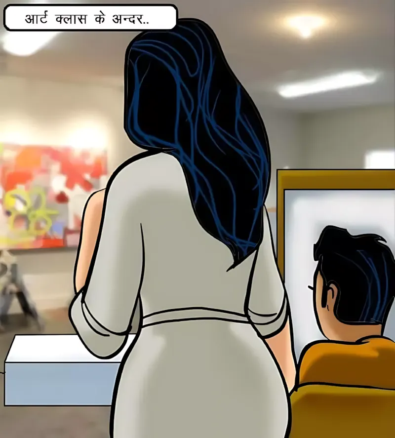 Velamma Hindi Episodes – वेलम्मा हिंदी - 62. Velamma Episode 62 Hindi – Ek Kalatmak Rachna (कला का नमूना) - Page 44