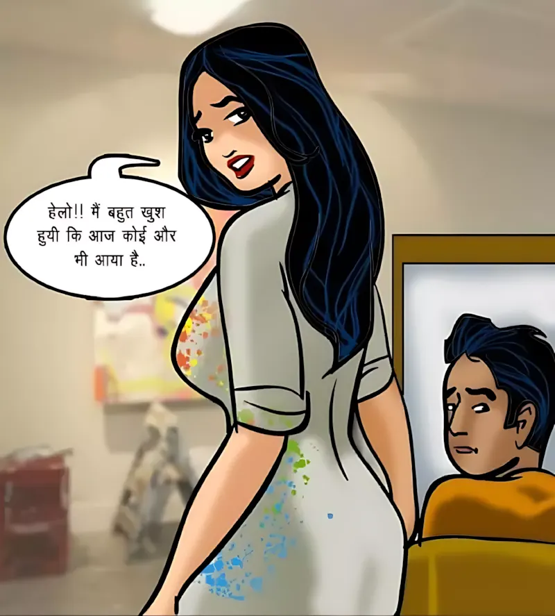 Velamma Hindi Episodes – वेलम्मा हिंदी - 62. Velamma Episode 62 Hindi – Ek Kalatmak Rachna (कला का नमूना) - Page 45