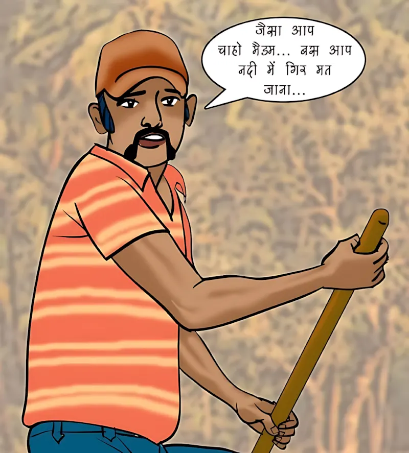 Velamma Hindi Episodes – वेलम्मा हिंदी - 76. Velamma Episode 76 Hindi – Ek thandi ser (एक ठंडी सैर) - Page 50