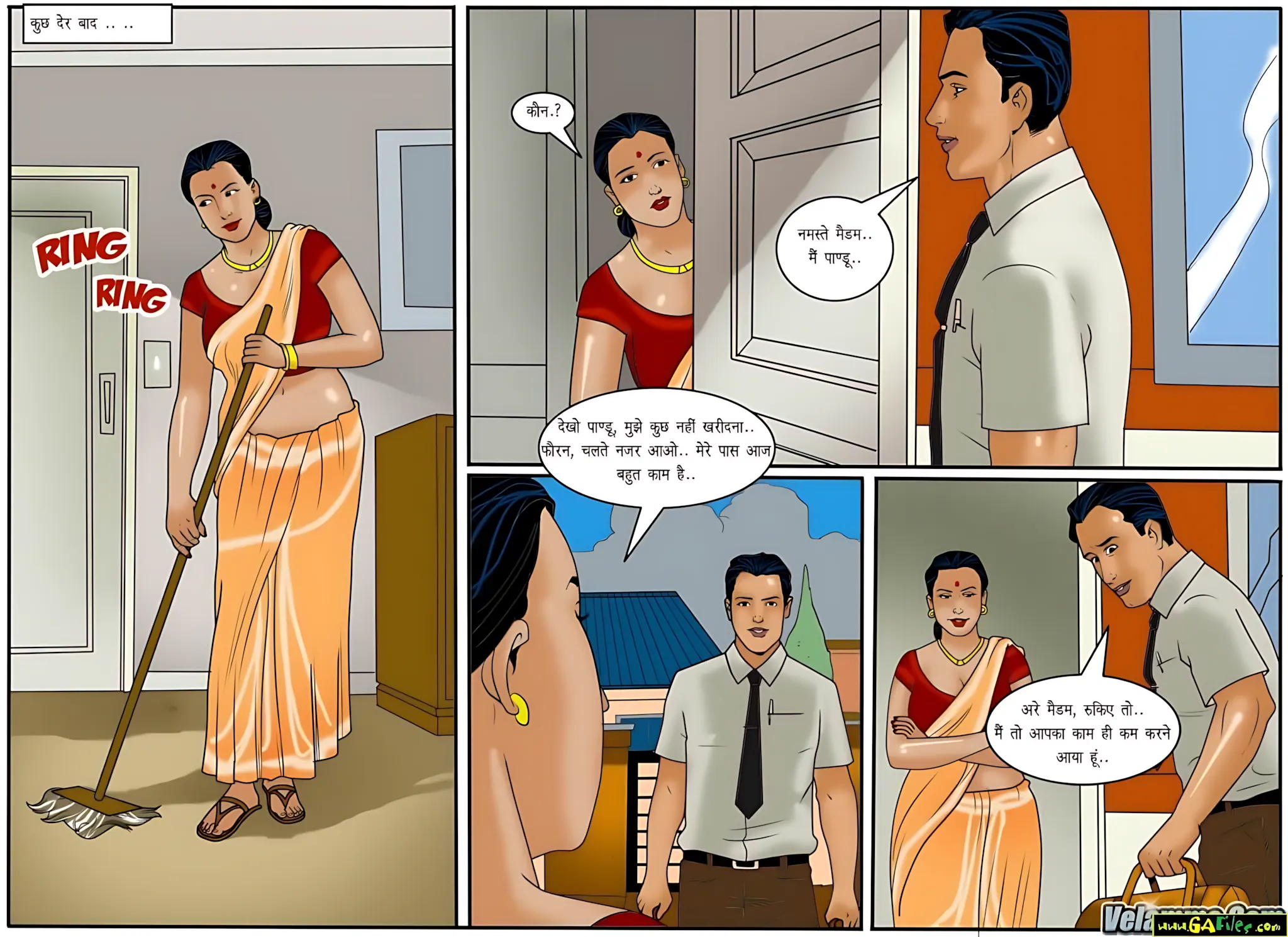 Velamma Hindi Episodes – वेलम्मा हिंदी - 48. Velamma Episode 48 Hindi – Gande kapde (गंदे कपड़े) - Page 10